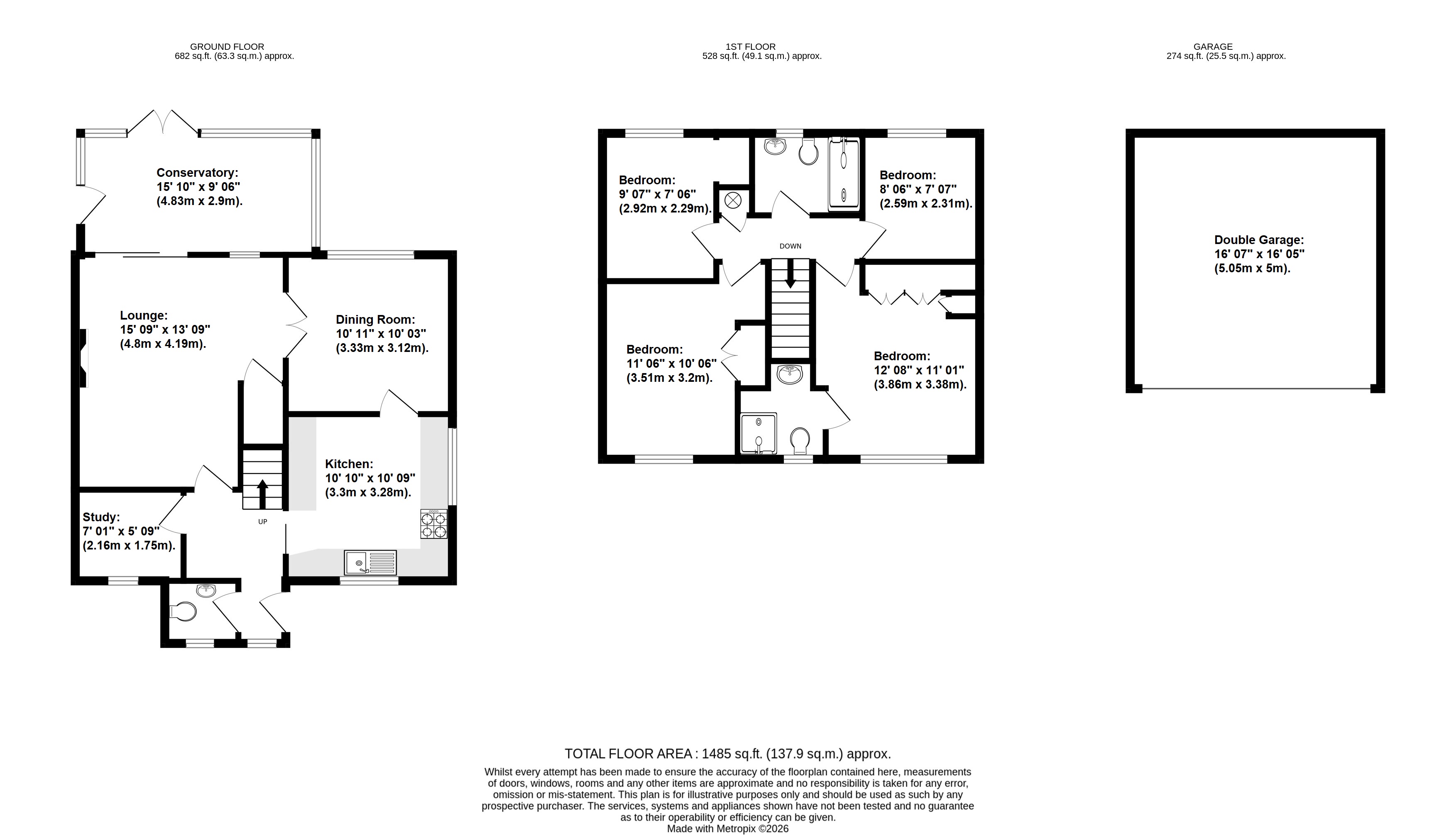 24, Goldfinch Close, Orpington floorplan