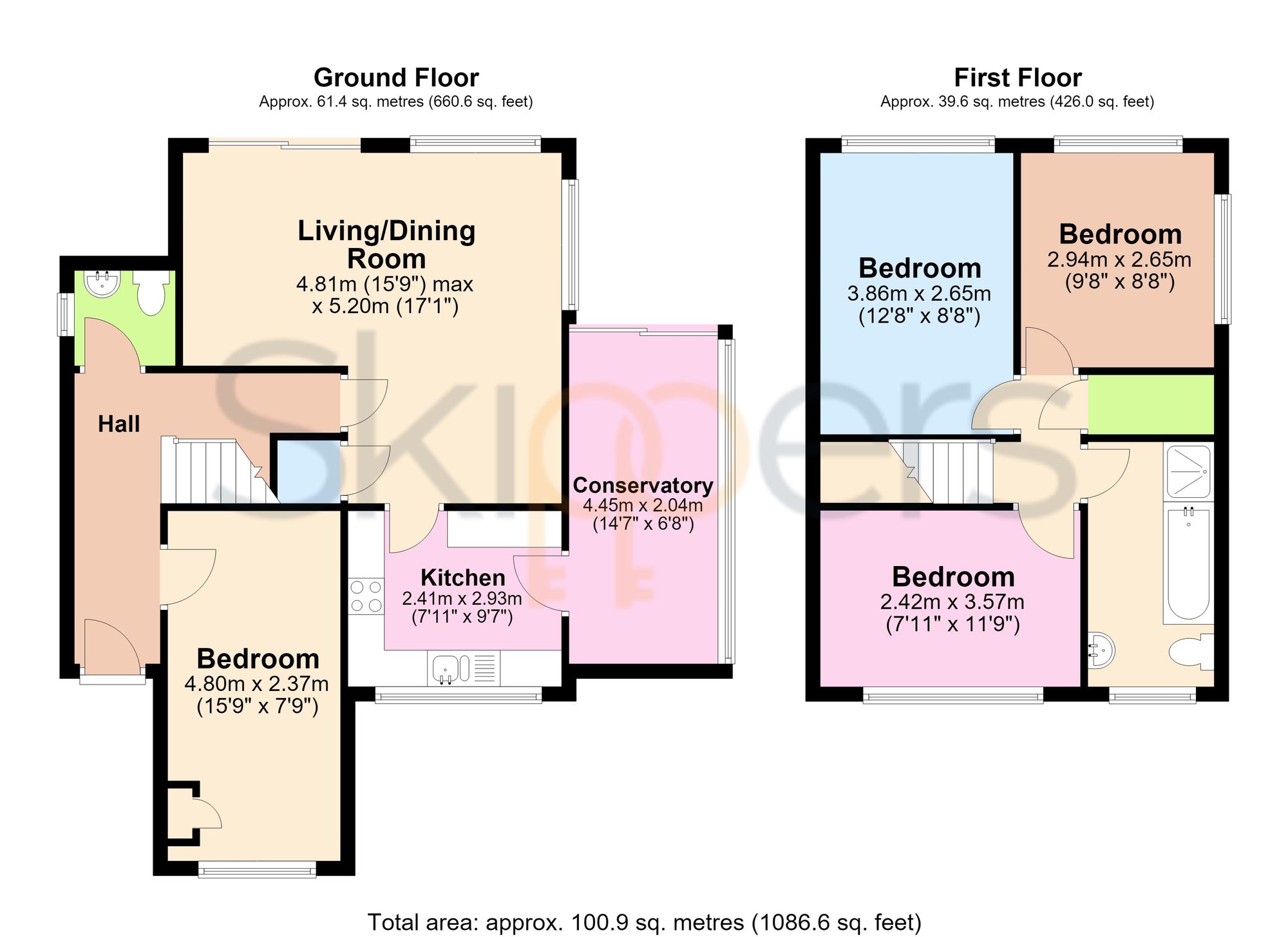 56 Coniston Road, Folkestone floorplan