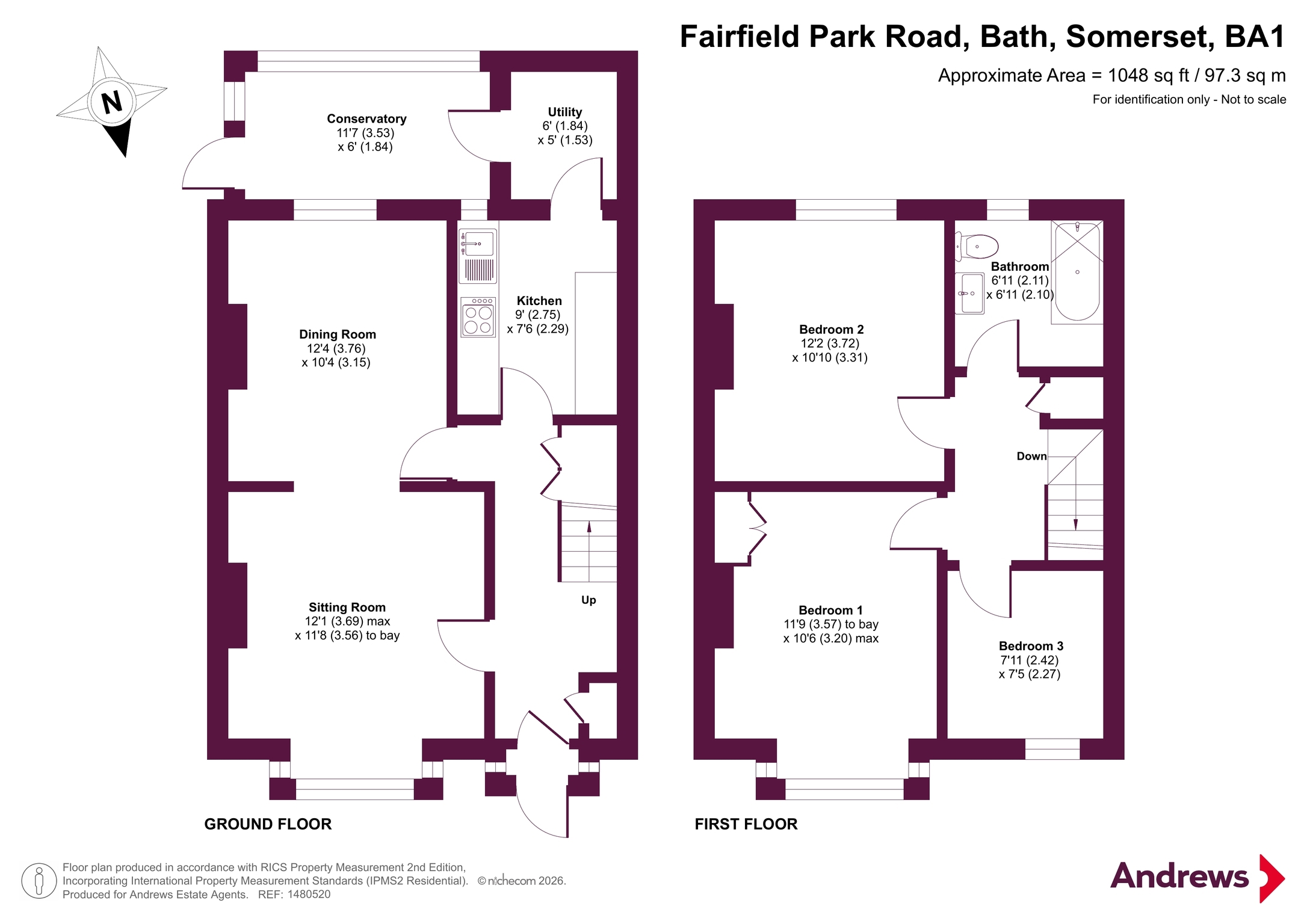 101, Fairfield Park Road, Somerset floorplan