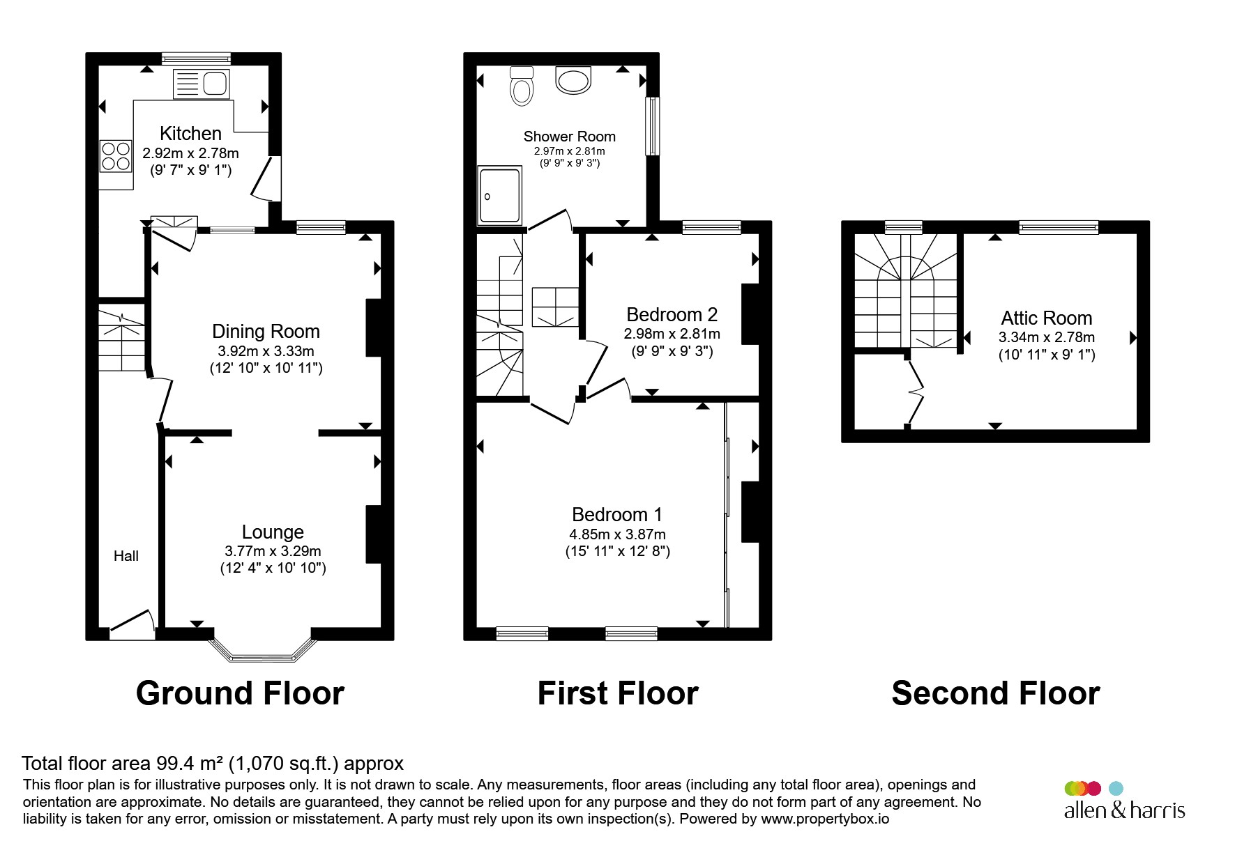 27, Kenilworth Road, Barry floorplan