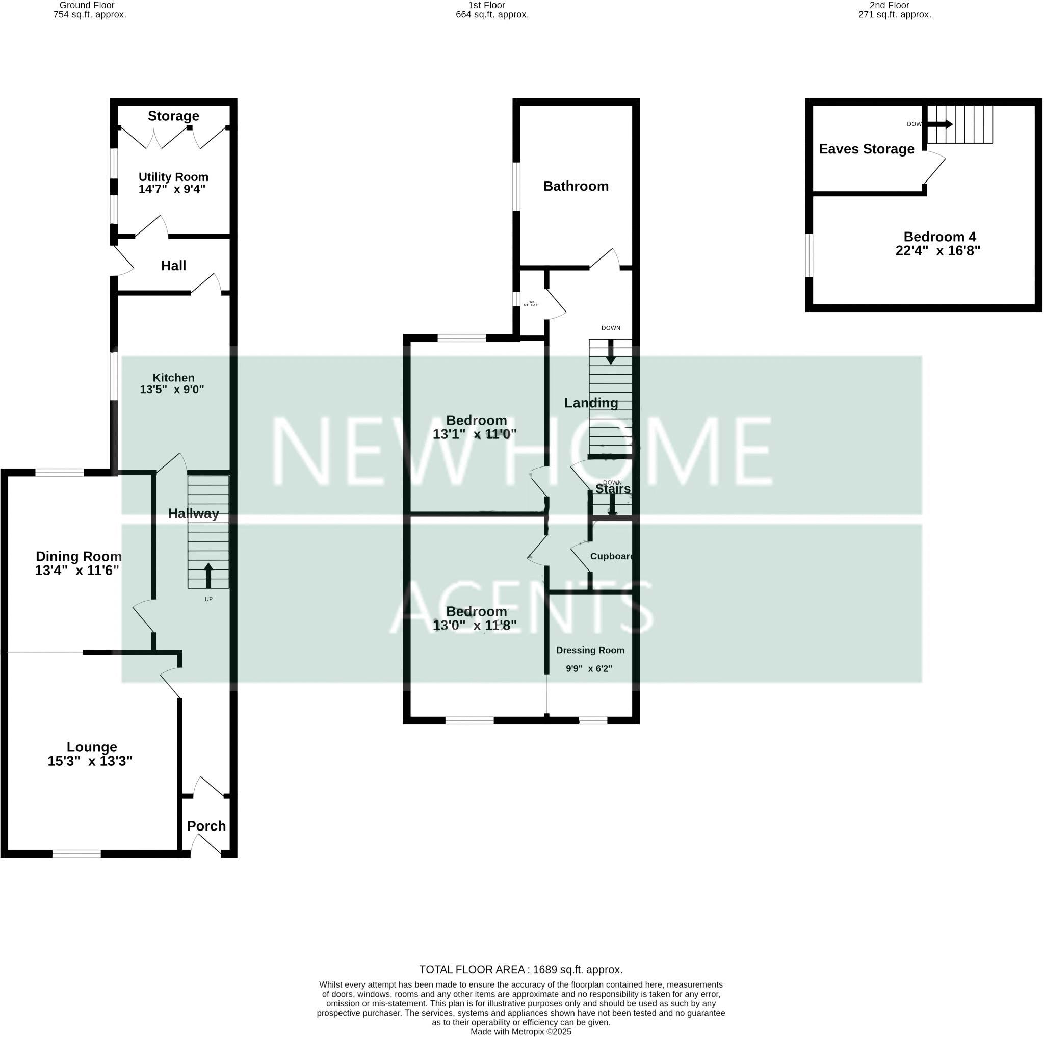 17, Watling Terrace, Crook floorplan