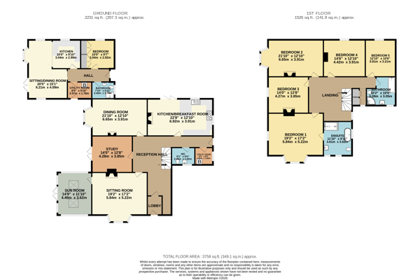 Isca Lodge, 4 Isca Road, Exmouth floorplan