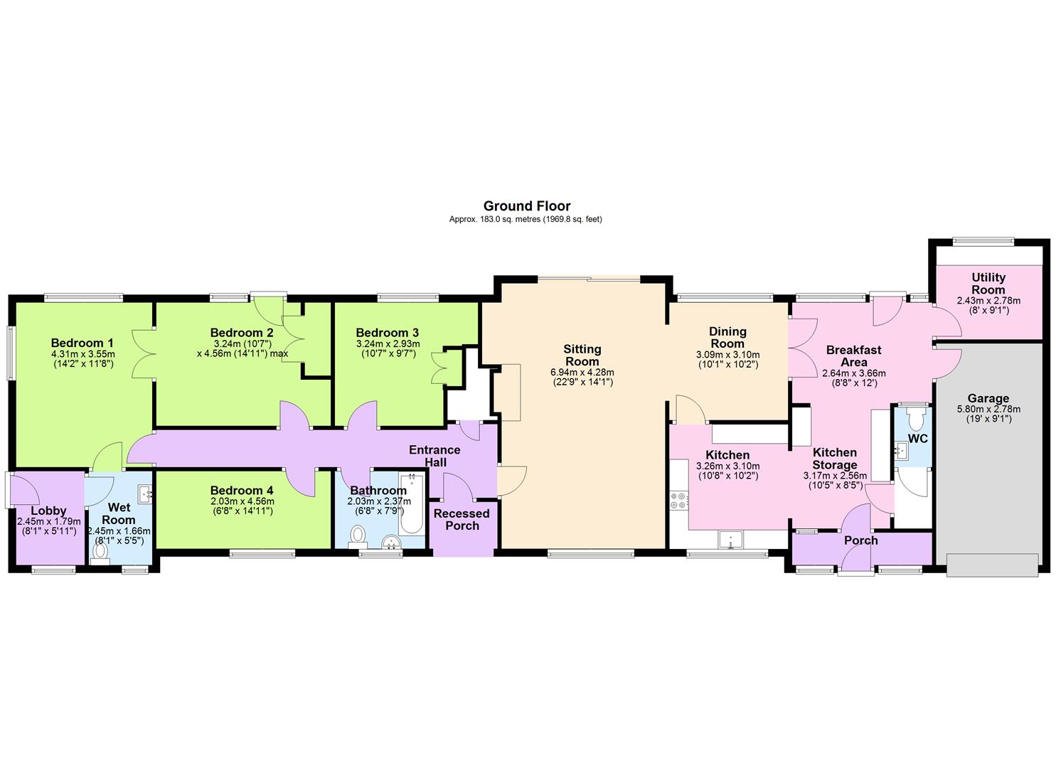 Fayre Views, Moreton Road, Hereford floorplan