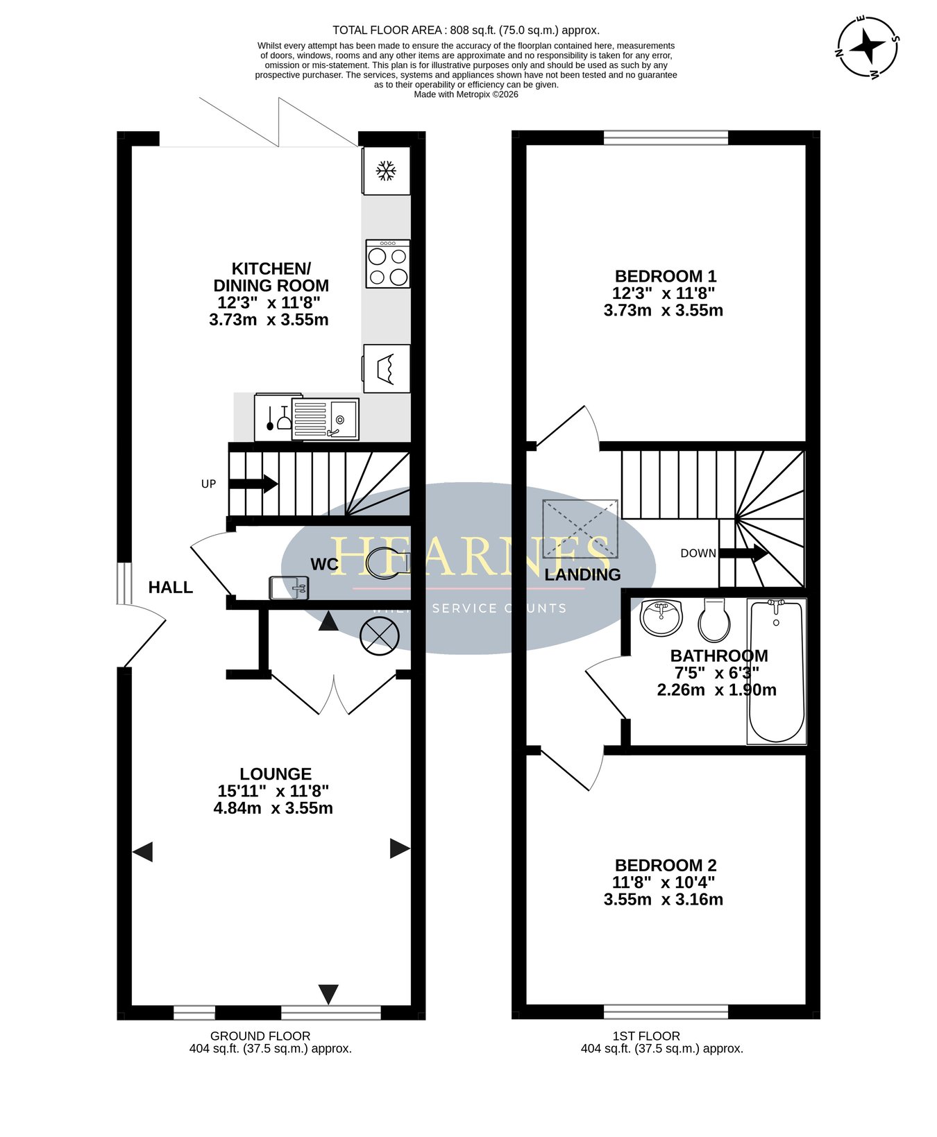 77a, Brixey Road, Poole floorplan