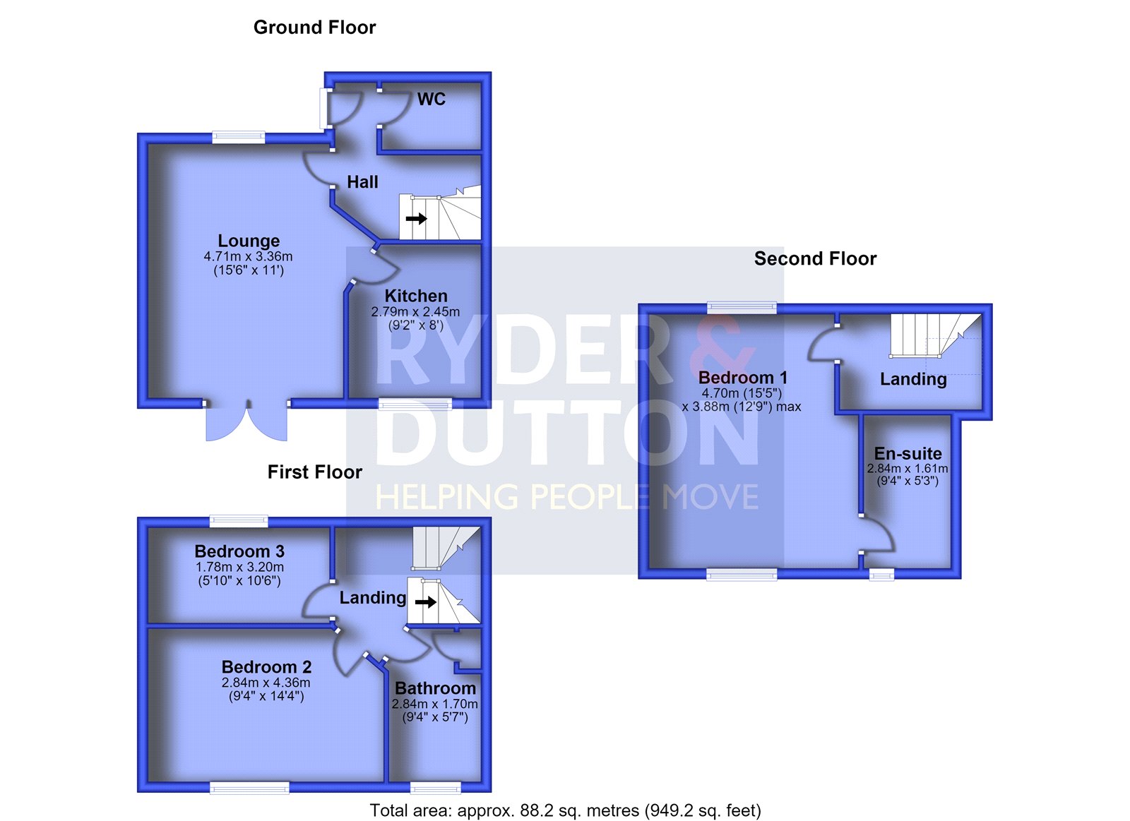 17, Station Approach, Saddleworth floorplan