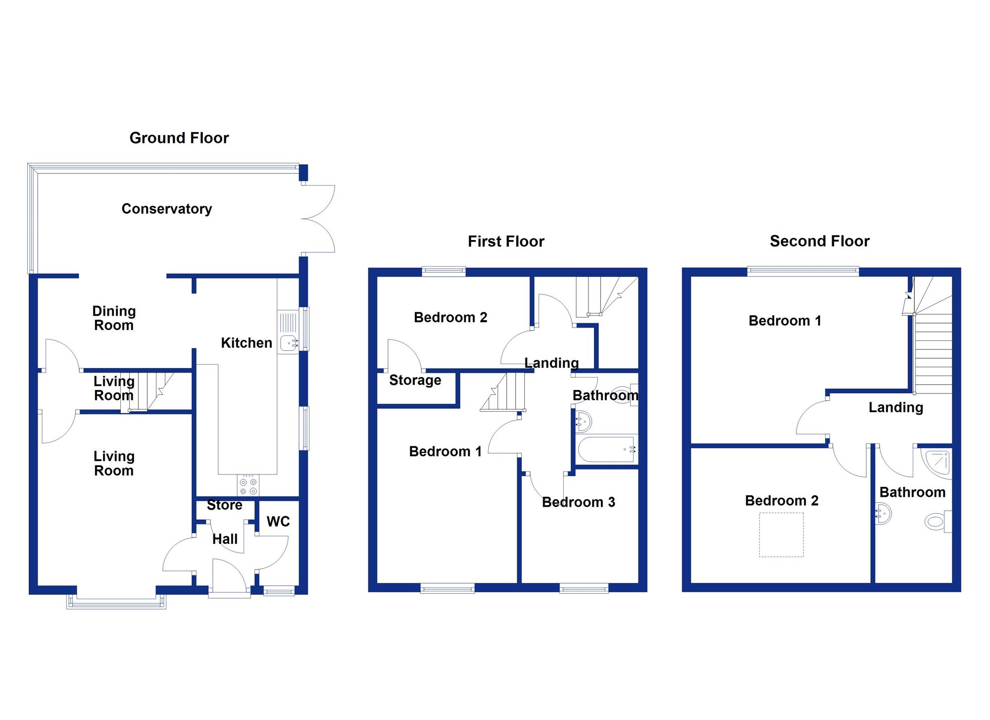 83 Goodshaw Avenue North, Rossendale floorplan