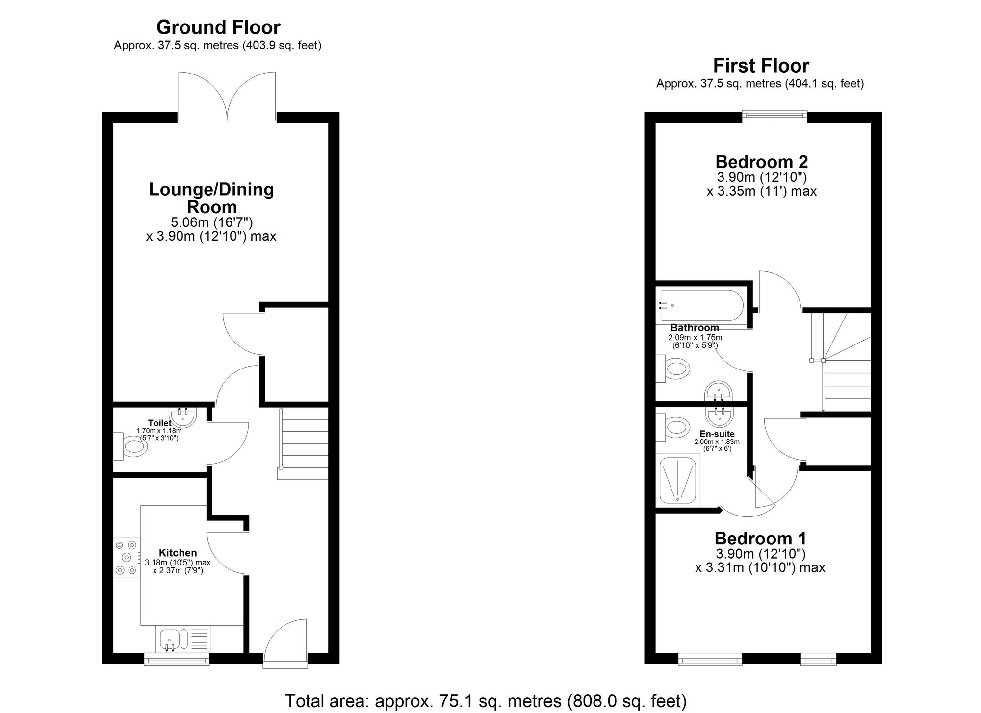 9 Parker Drive, Buntingford floorplan