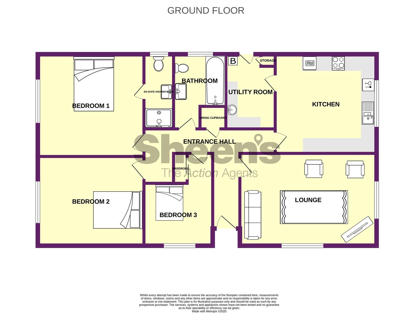 288, London Road, Great Clacton floorplan