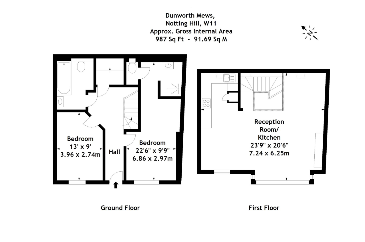 Dunworth Mews, London floorplan