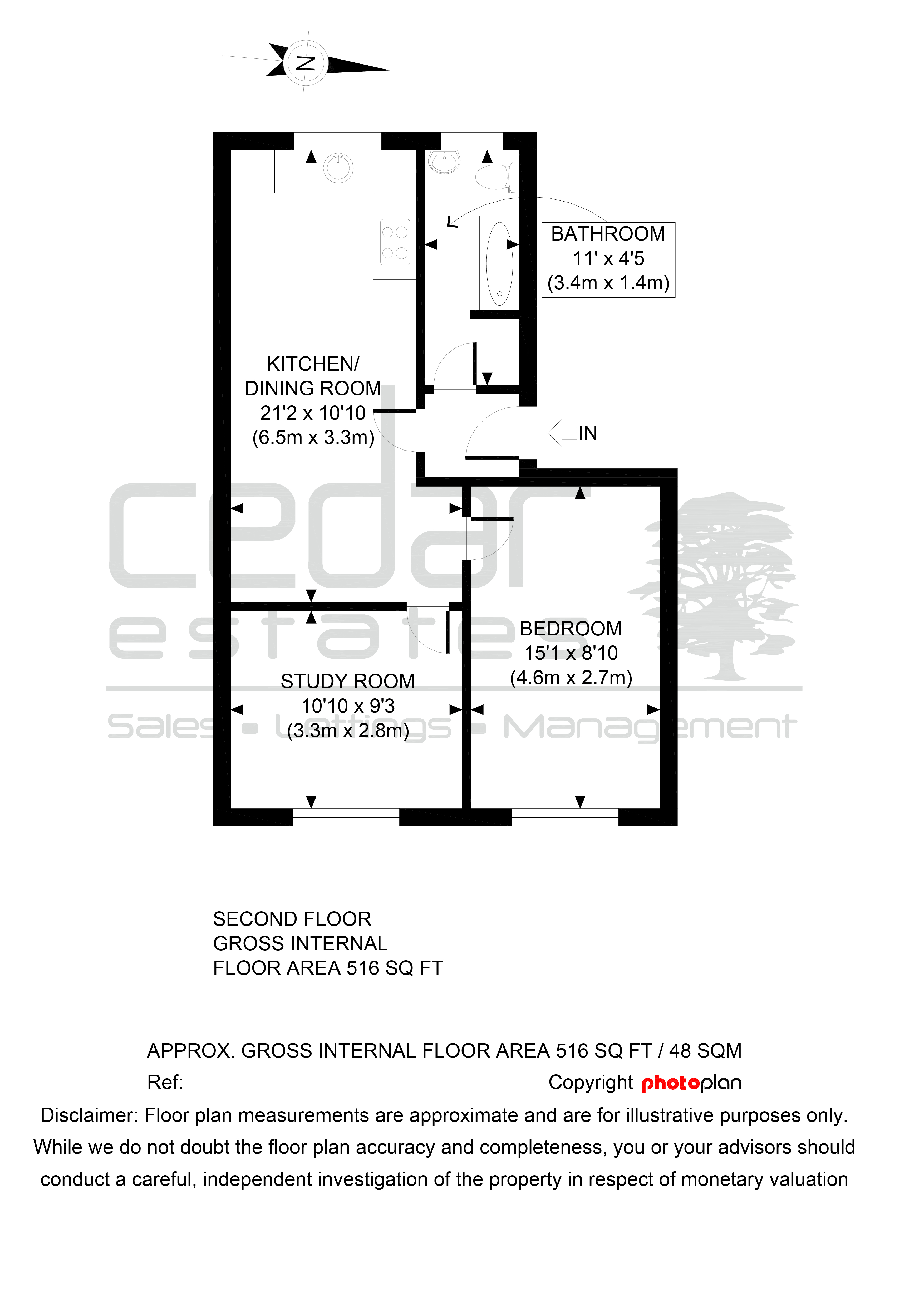 Church Road, Richmond floorplan