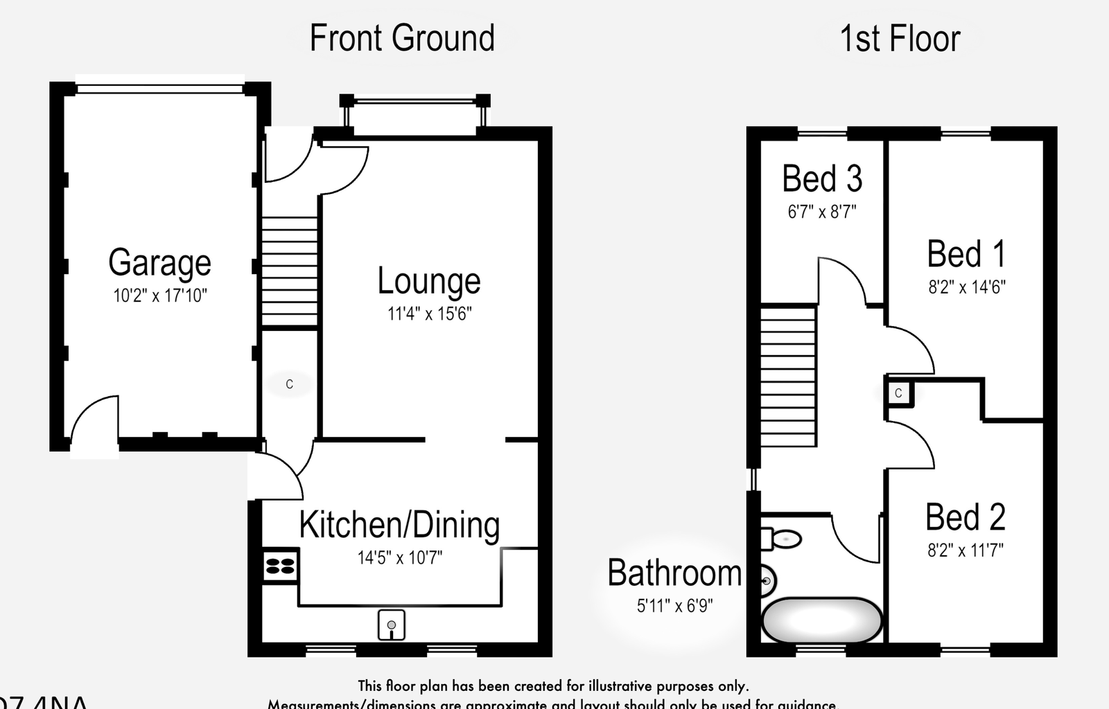 1, Carolan Court, Huddersfield floorplan