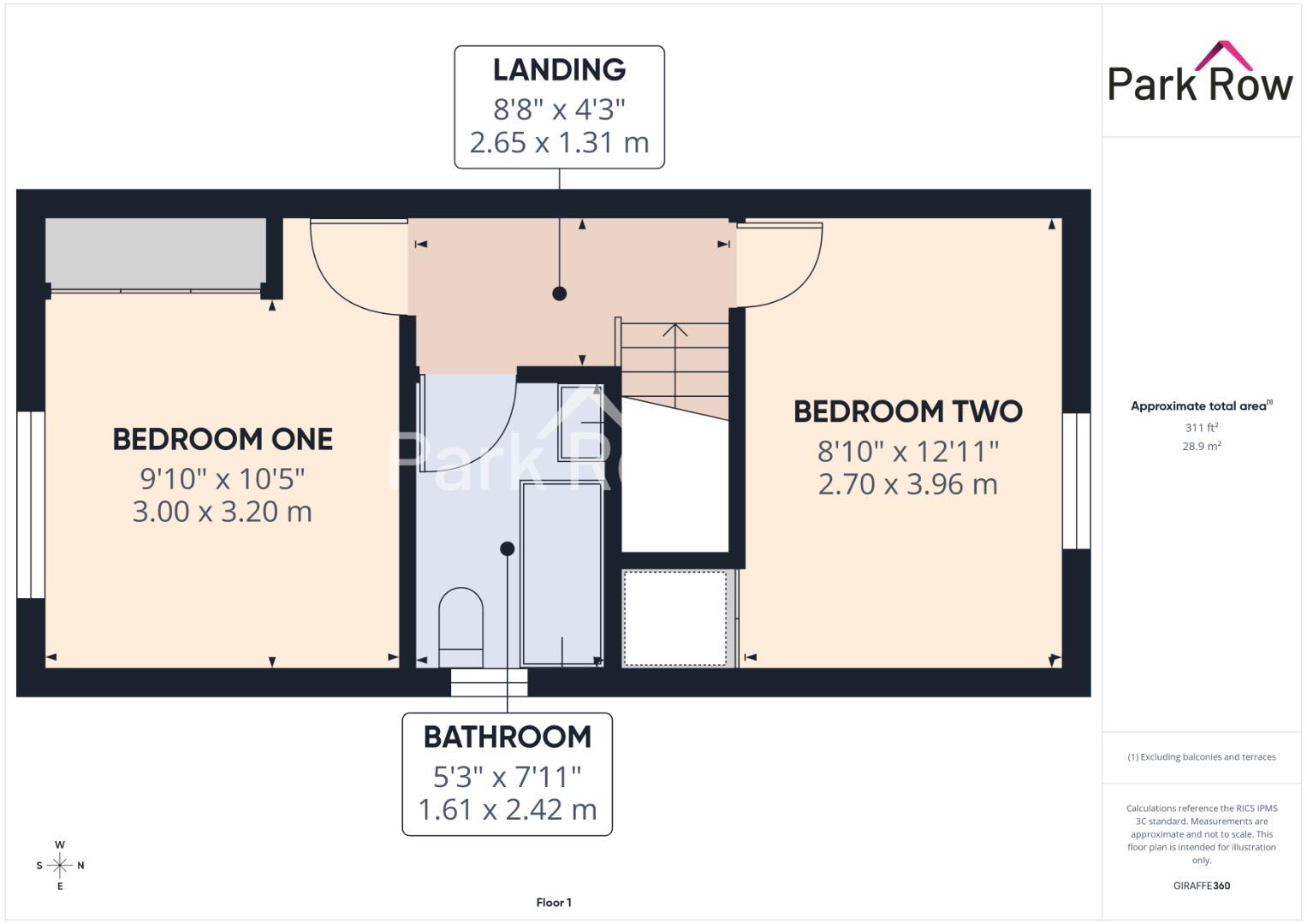 10, Queen Margarets Drive, Knottingley floorplan