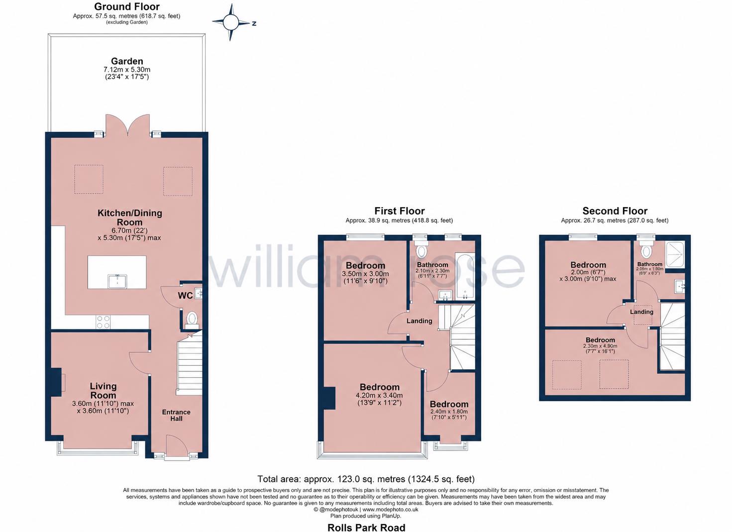 22, Rolls Park Road, London floorplan