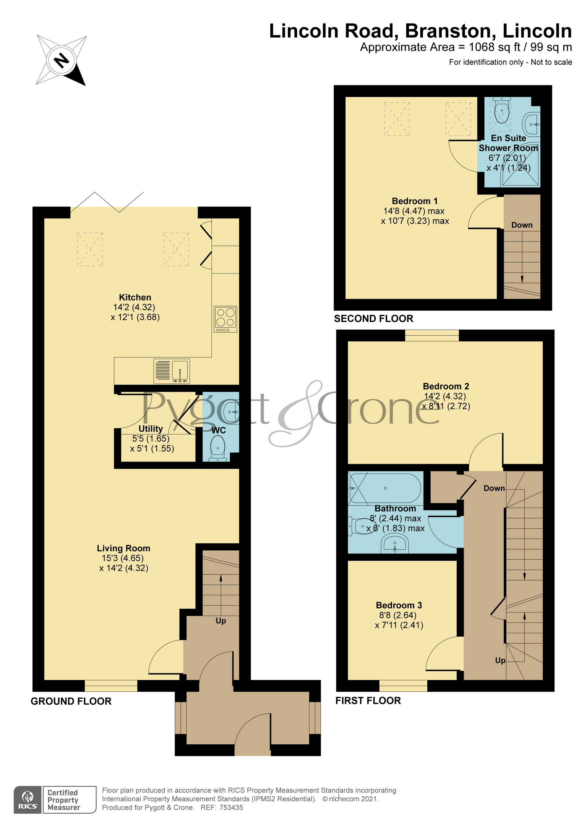 Lincoln Road, Branston LN4, 3 bedroom terraced house for sale