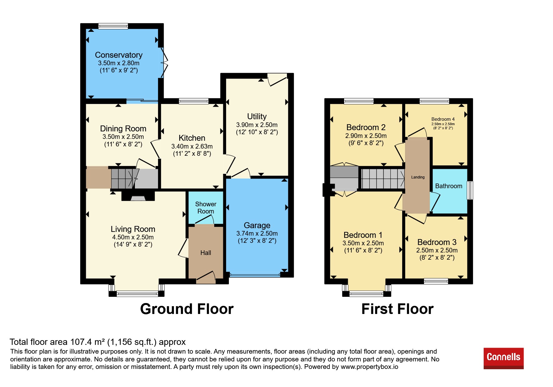 11, Denby Dale, Wellingborough floorplan