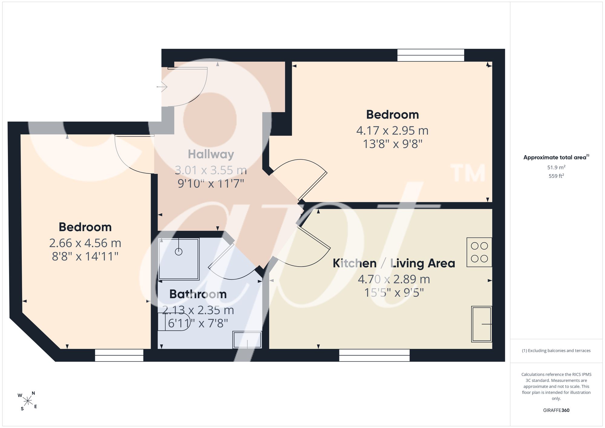 Flat 10, 18a Wellington Road, Brighton, Brighton floorplan