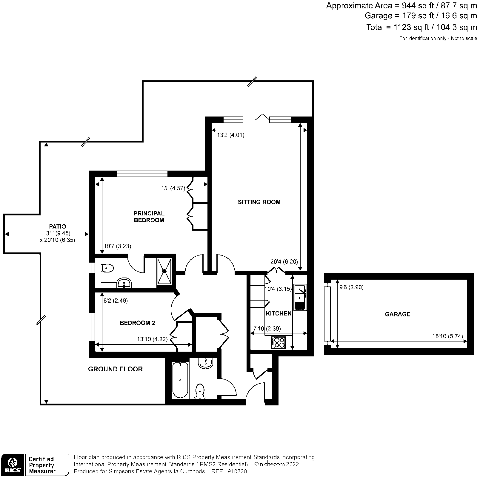 Kingswood Lodge, 65 Ashley Road, WaltonOnThames KT12, 2 bedroom flat