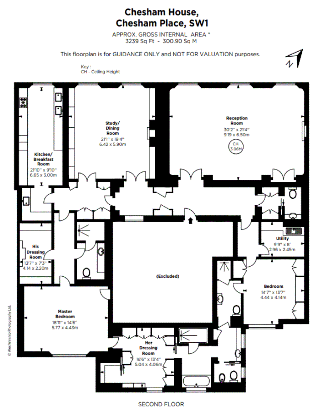3, Chesham House, London floorplan