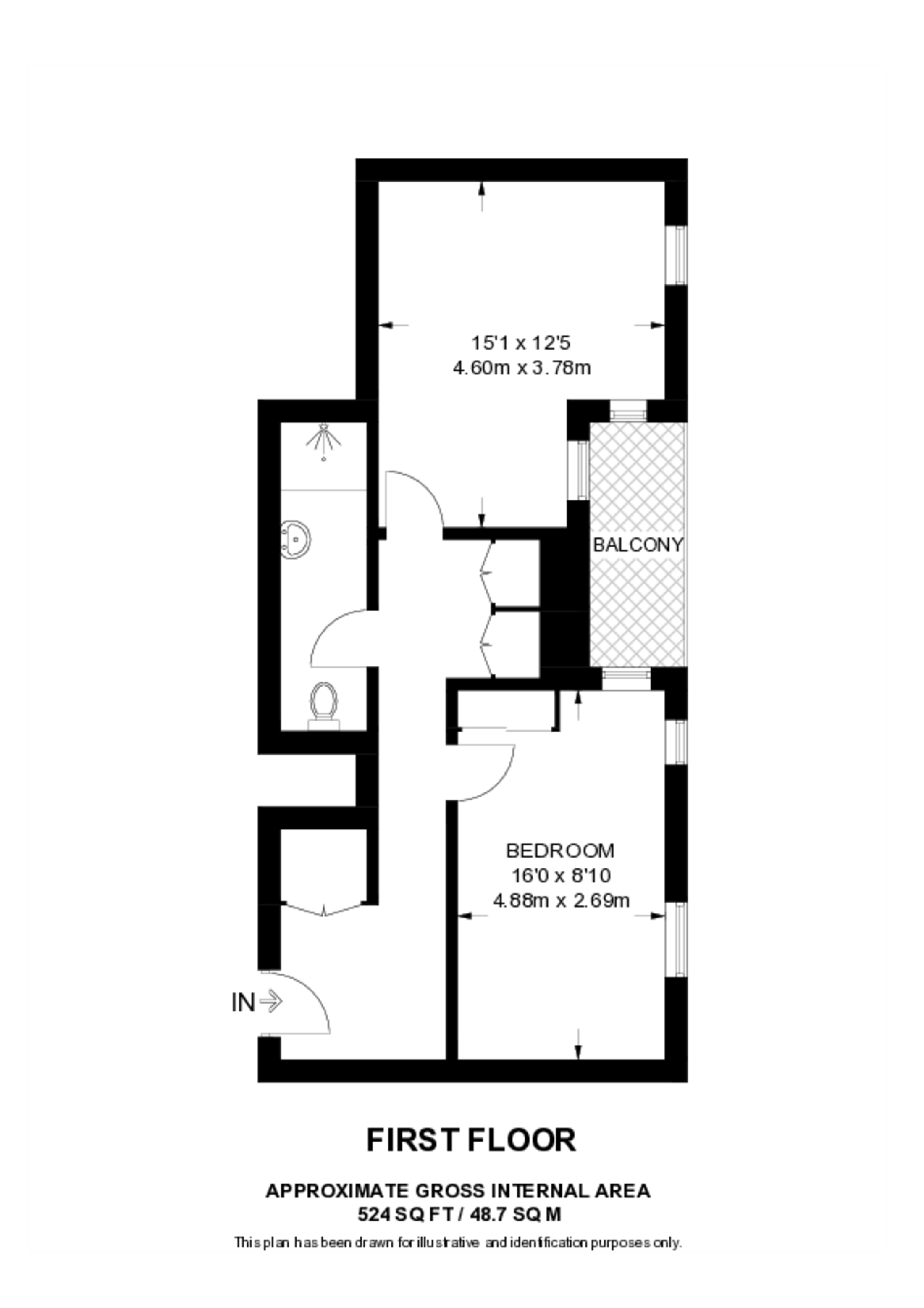 Churchfield Road, Poet's Corner floorplan