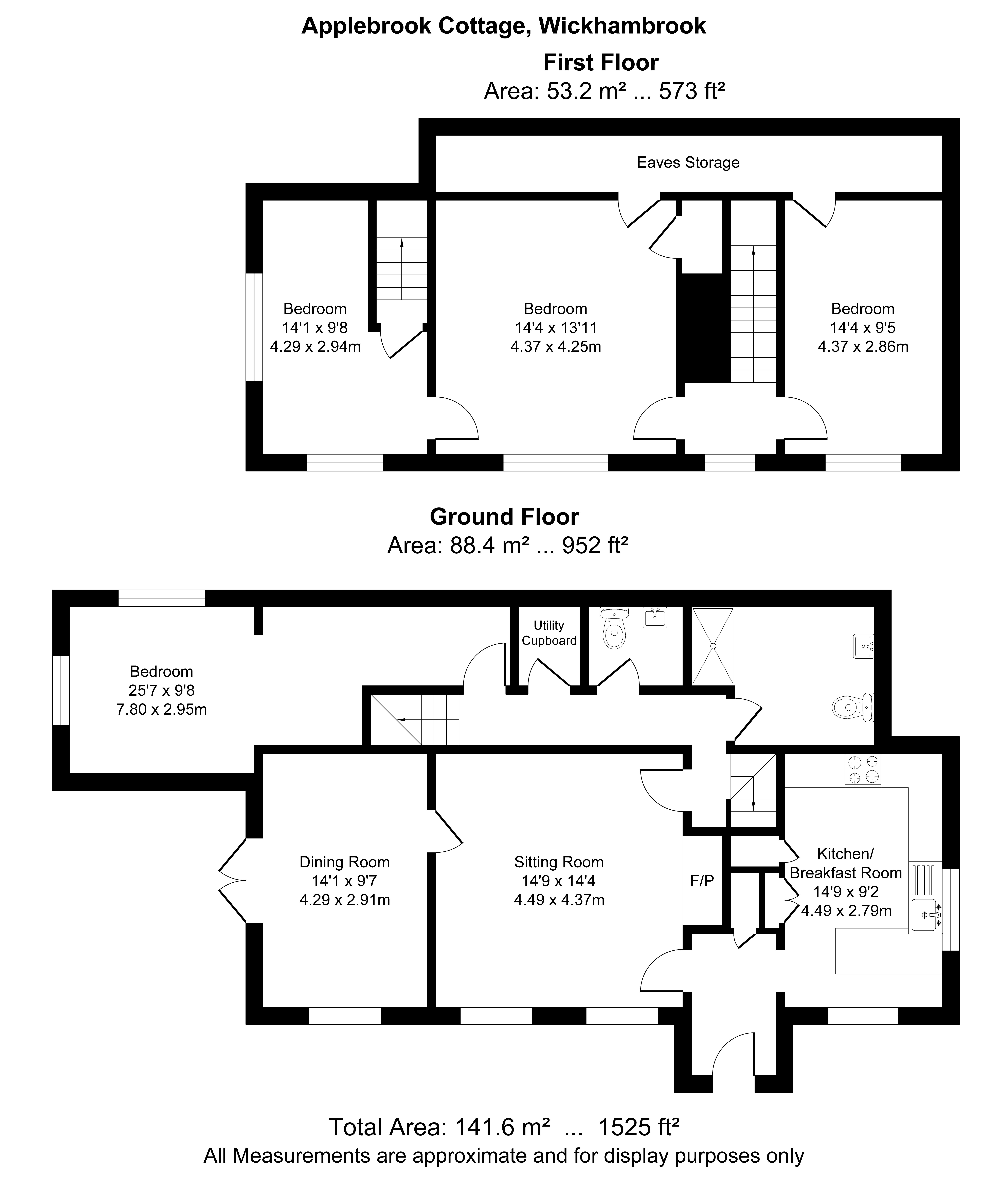 Applebrook Cottage, 1, The Duddery, Newmarket floorplan