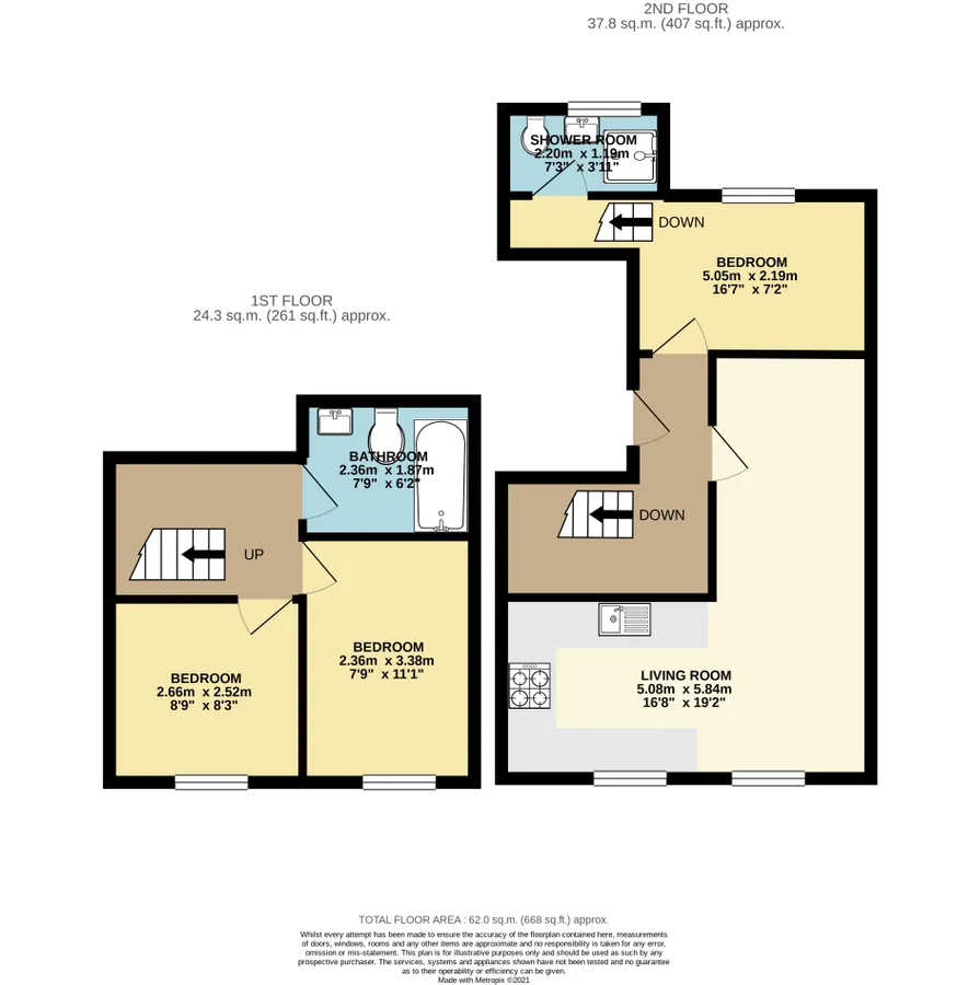 82B, Sussex Way, London floorplan