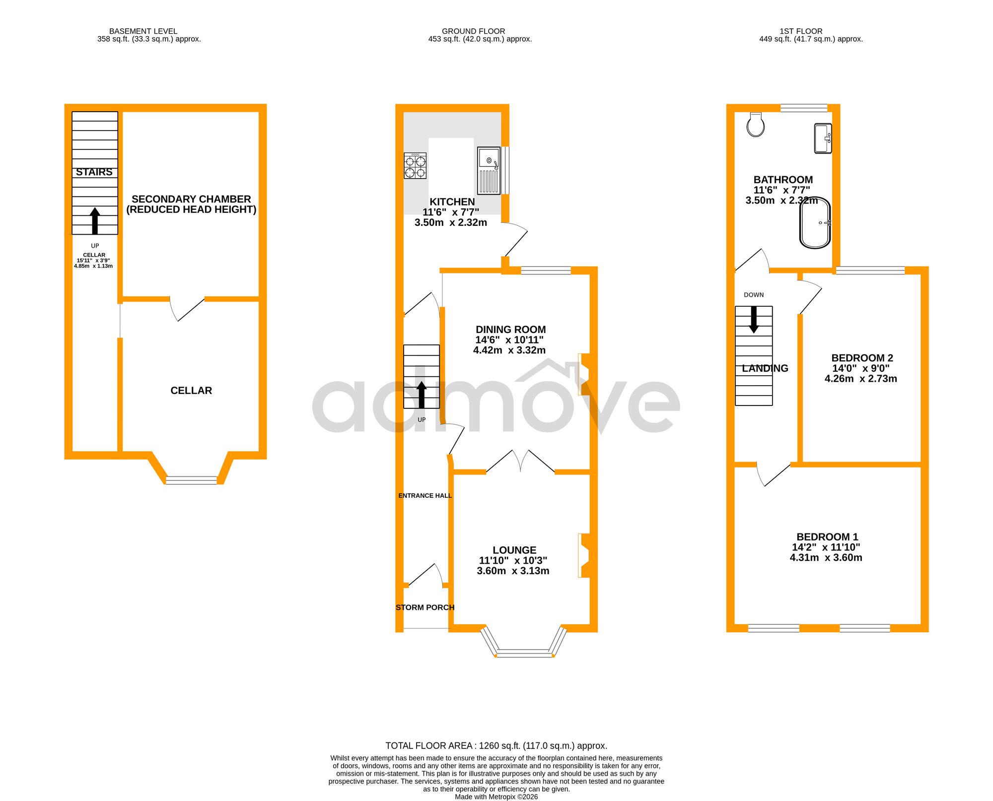 228 Manchester Road, Altrincham floorplan