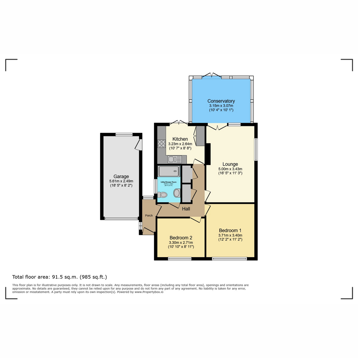 7, The Mall, Binstead floorplan
