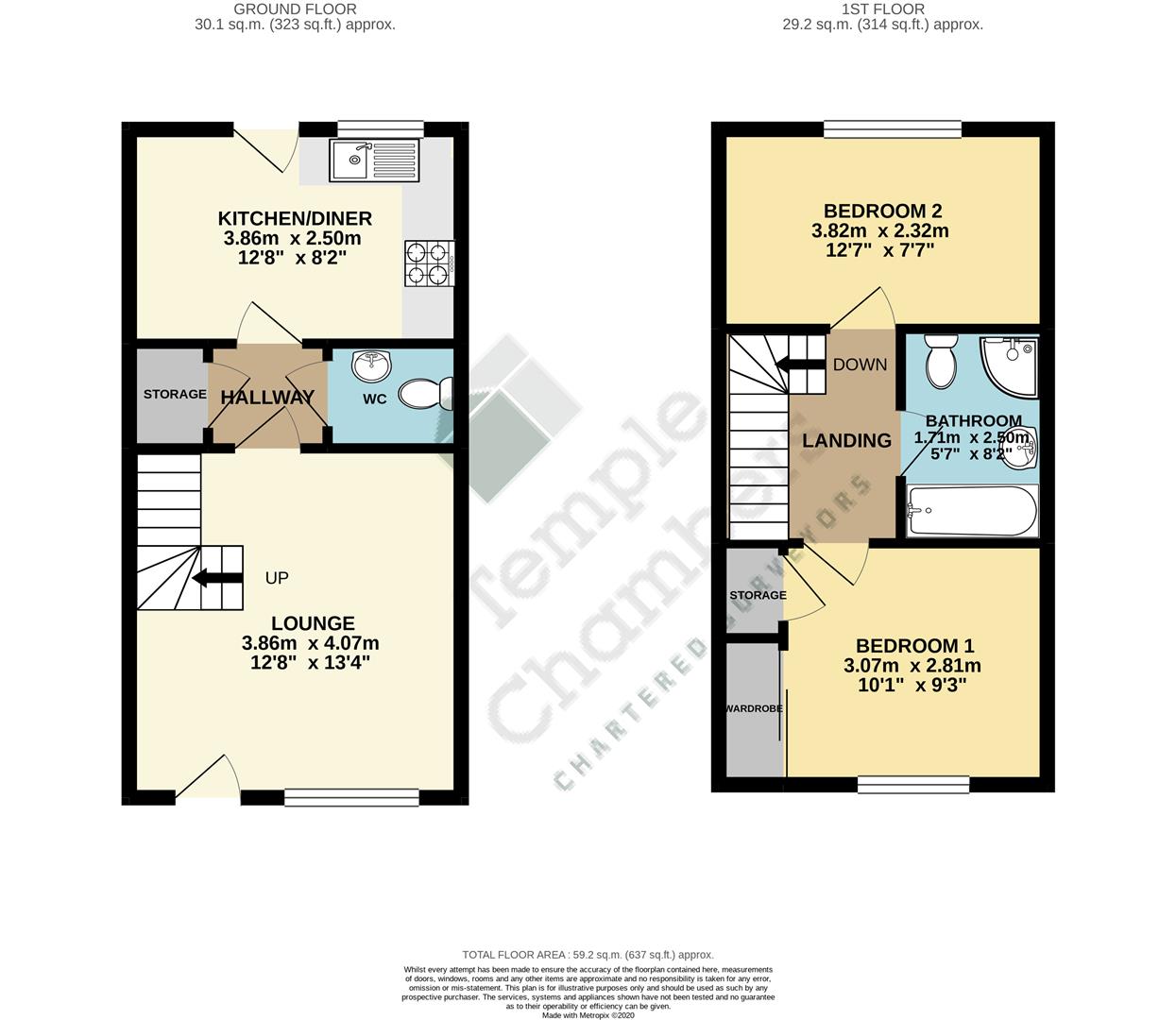 Aldermere Avenue, Cheshunt, Waltham Cross EN8, 2 bedroom property for