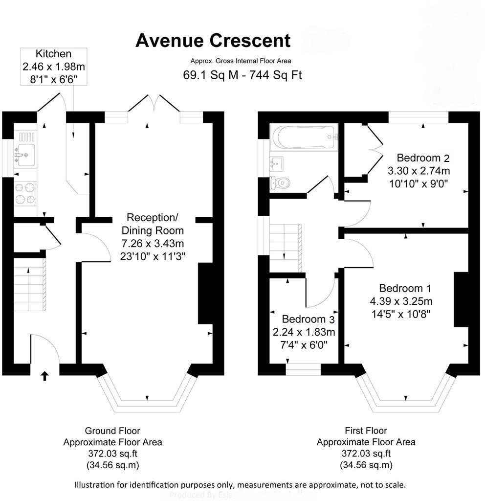 3, Avenue Crescent, Cranford floorplan