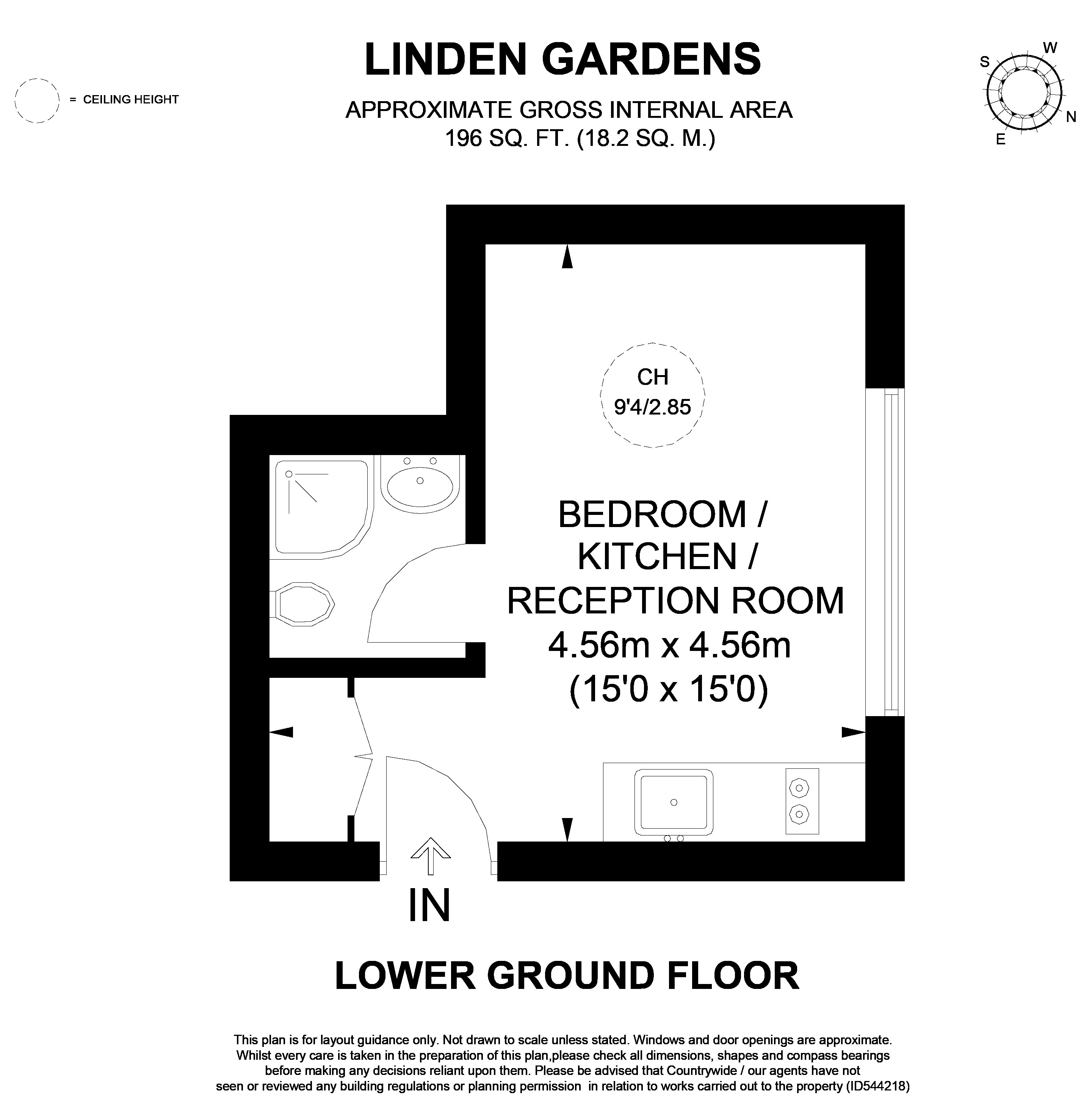 0 Bedrooms Studio to rent in Linden Gardens, Notting Hill W2