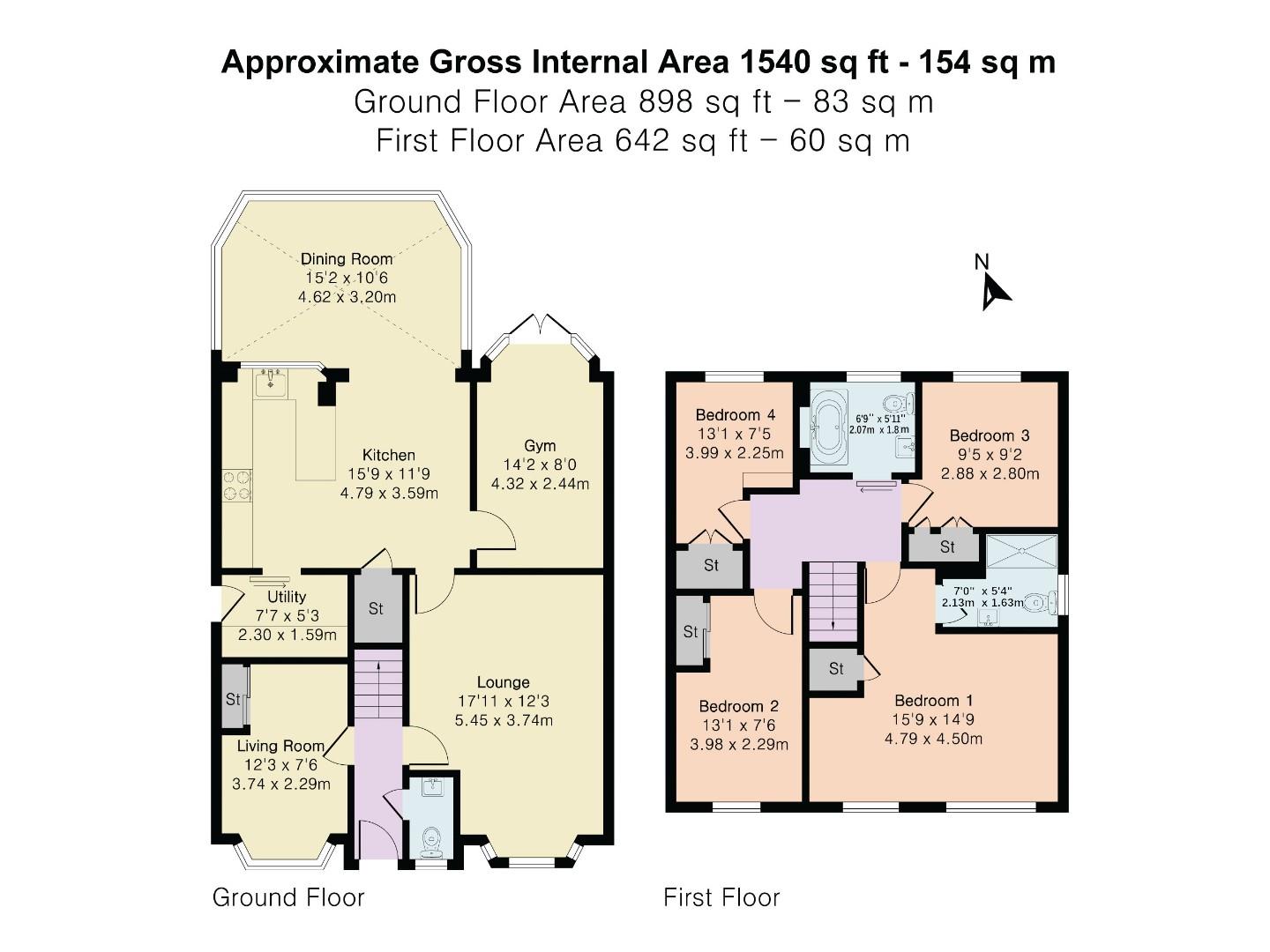 8, Woodshaw Grove, Manchester floorplan