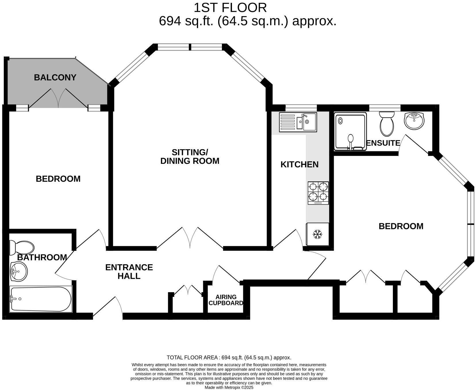 7, St. Johns Road, Eastbourne floorplan
