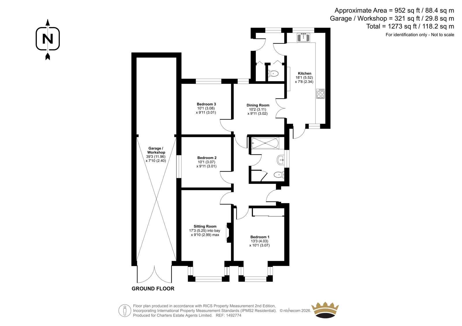 86, Upper Brighton Road, Lancing floorplan