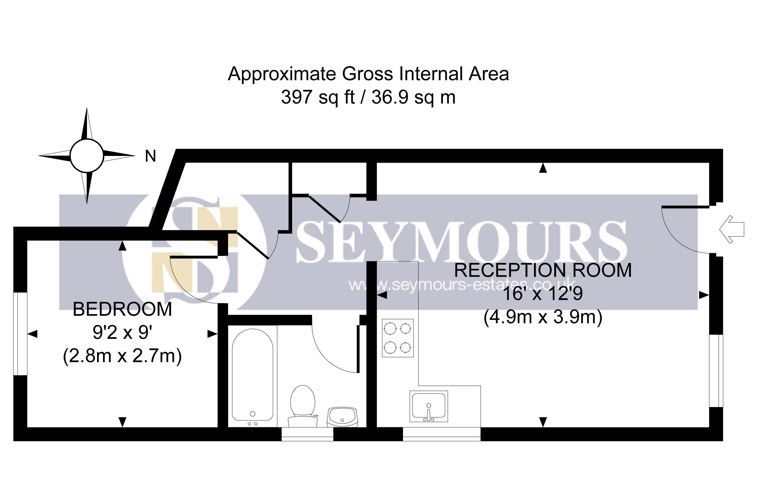 1 Bedrooms Maisonette for sale in Woking, Surrey GU21