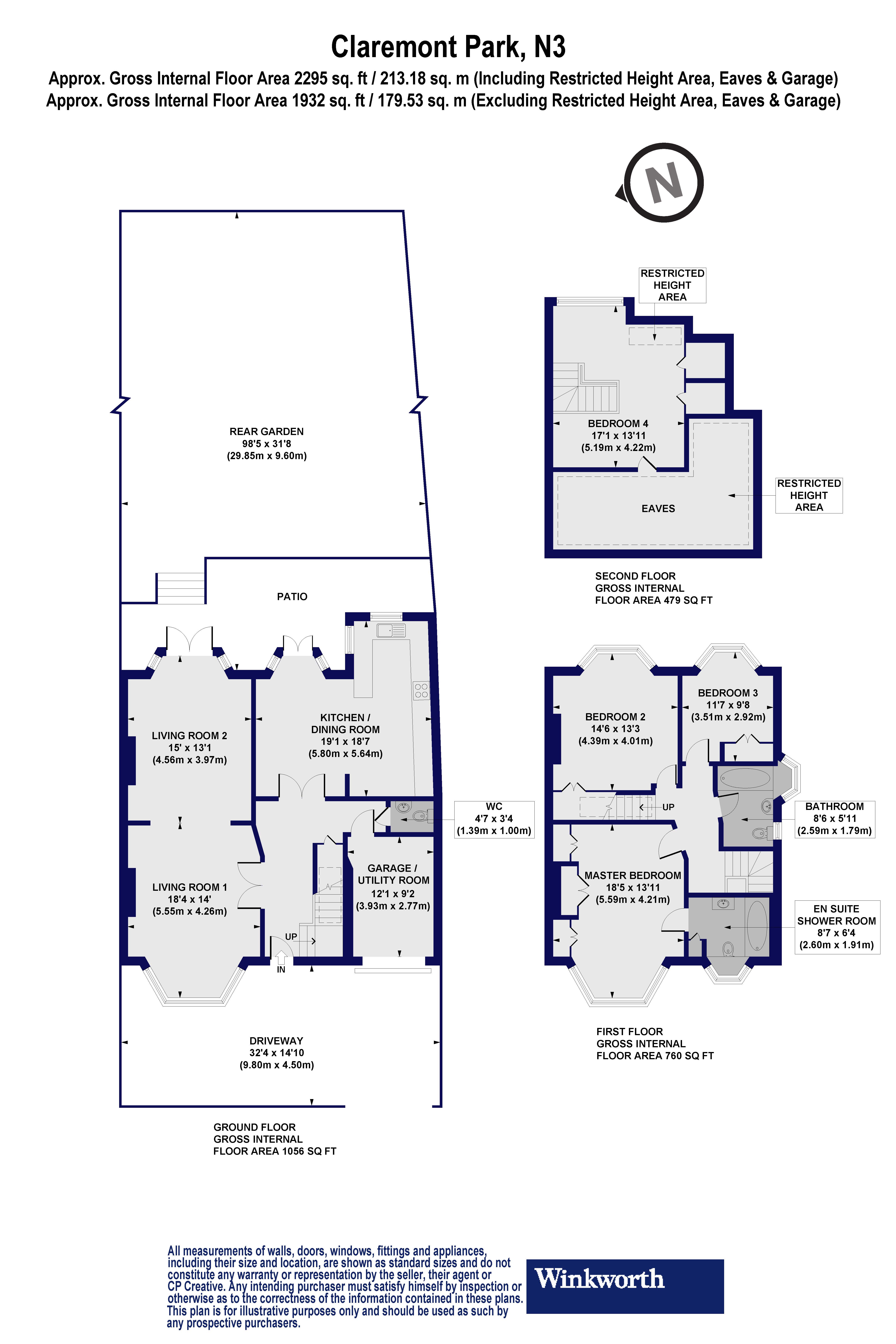 9, Claremont Park, London floorplan