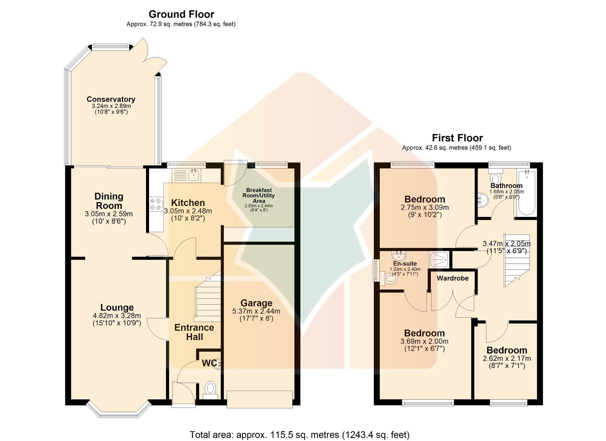 12 Willoughby Chase, Gainsborough floorplan