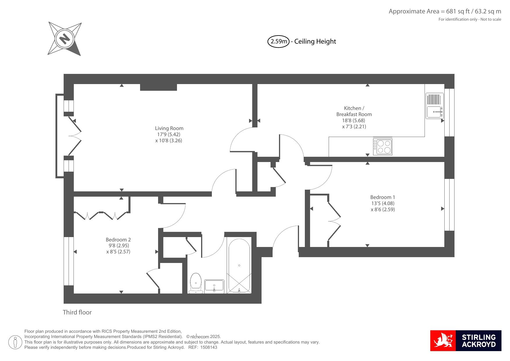 74, Leathermarket Court, London floorplan