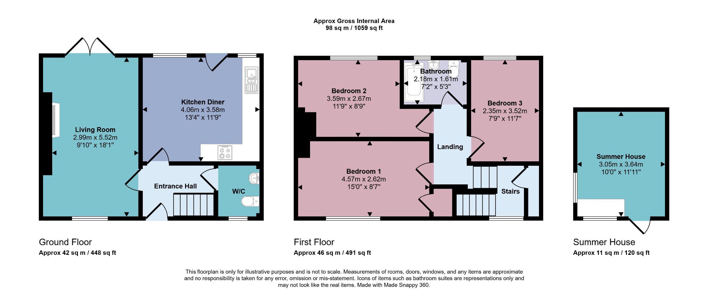 11 Stockwell Crescent, Knaresborough floorplan