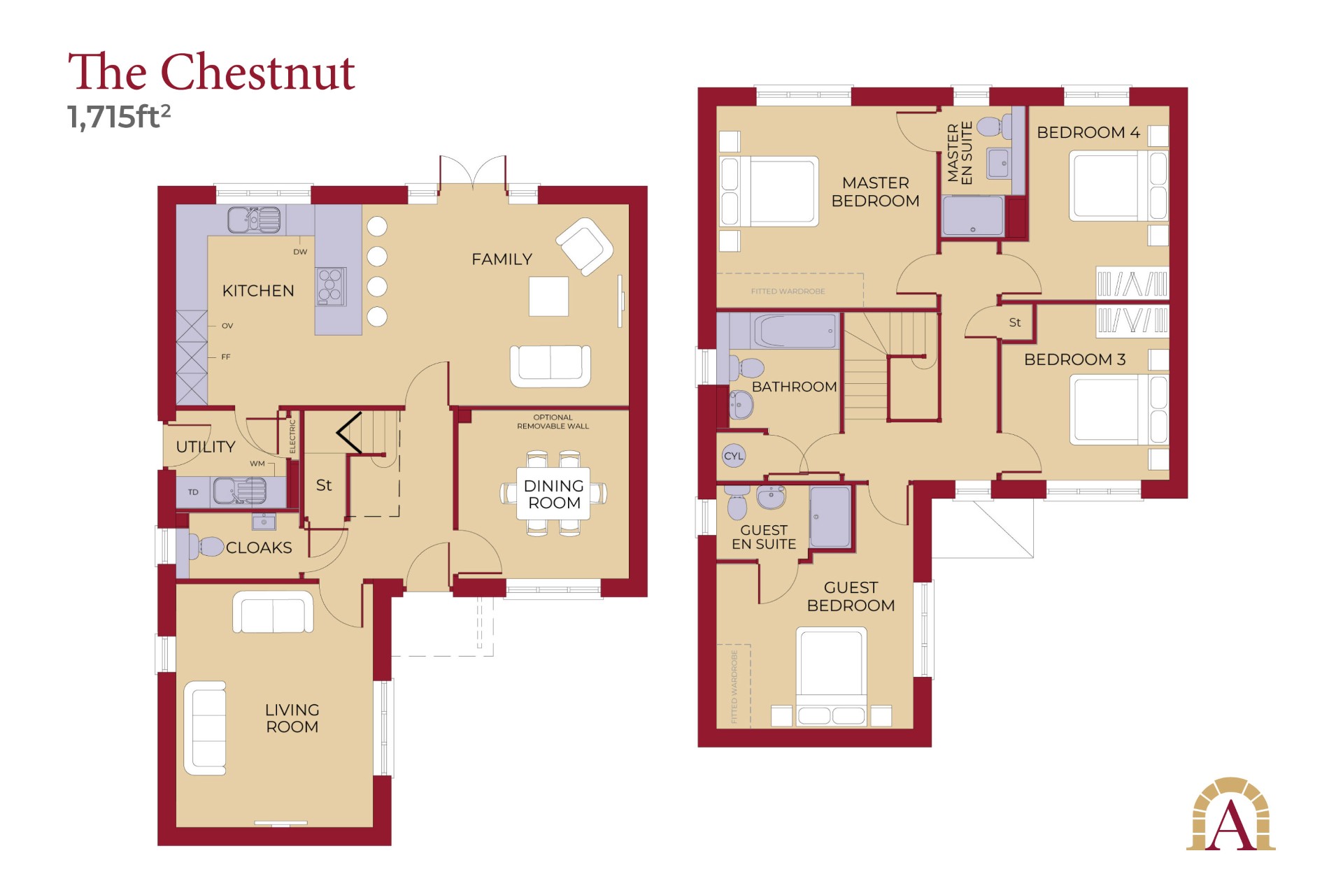 The Chestnut, Bailey Green, Off Lynchet Road, Malpas floorplan
