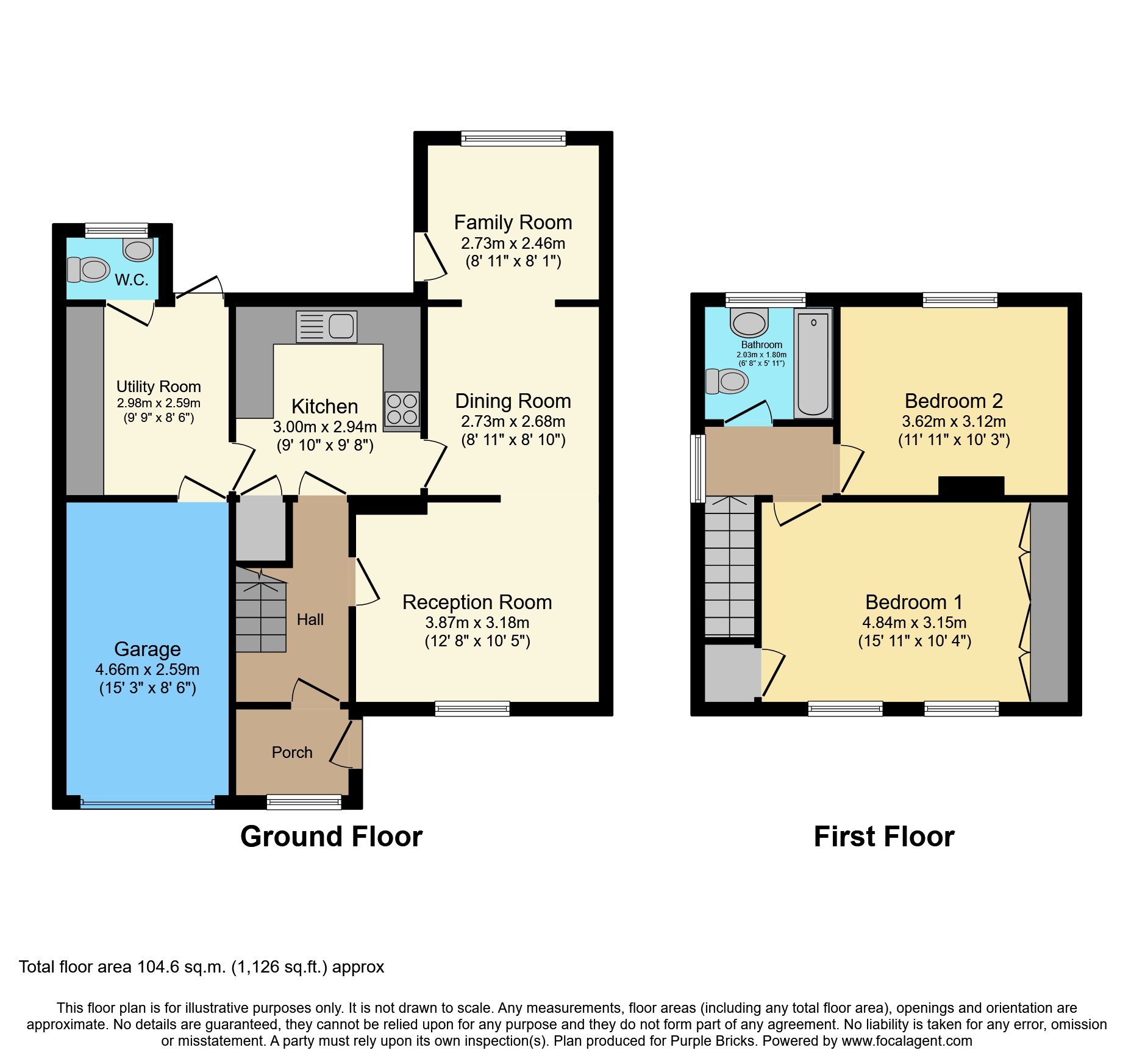 Homestead Way, New Addington, Croydon CR0, 2 bedroom semidetached