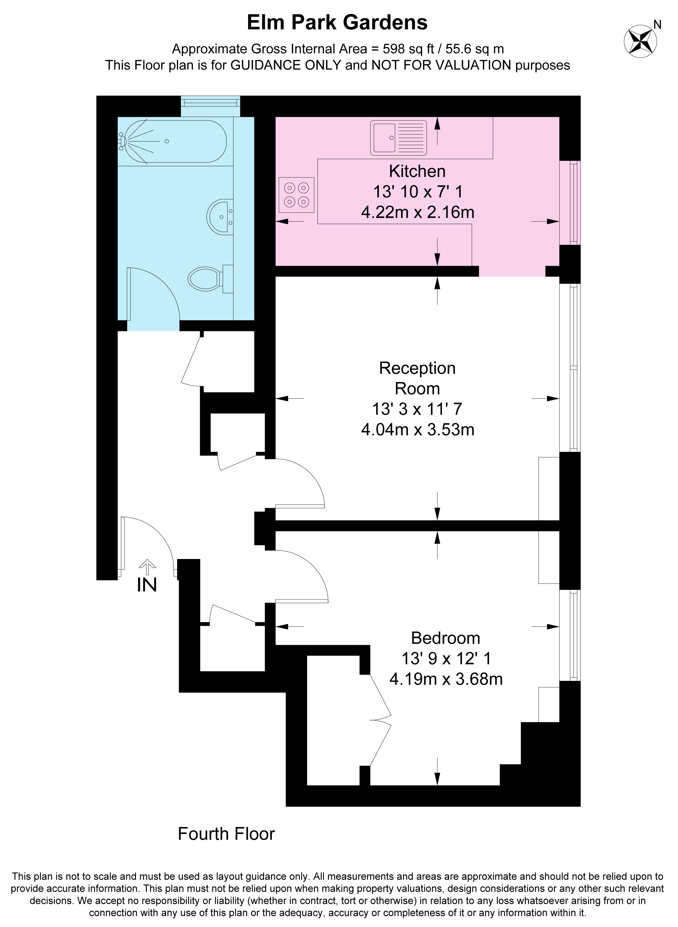 32, 93, Elm Park Gardens, London floorplan