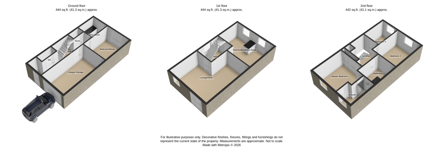 3, Watt Avenue, Grantham floorplan