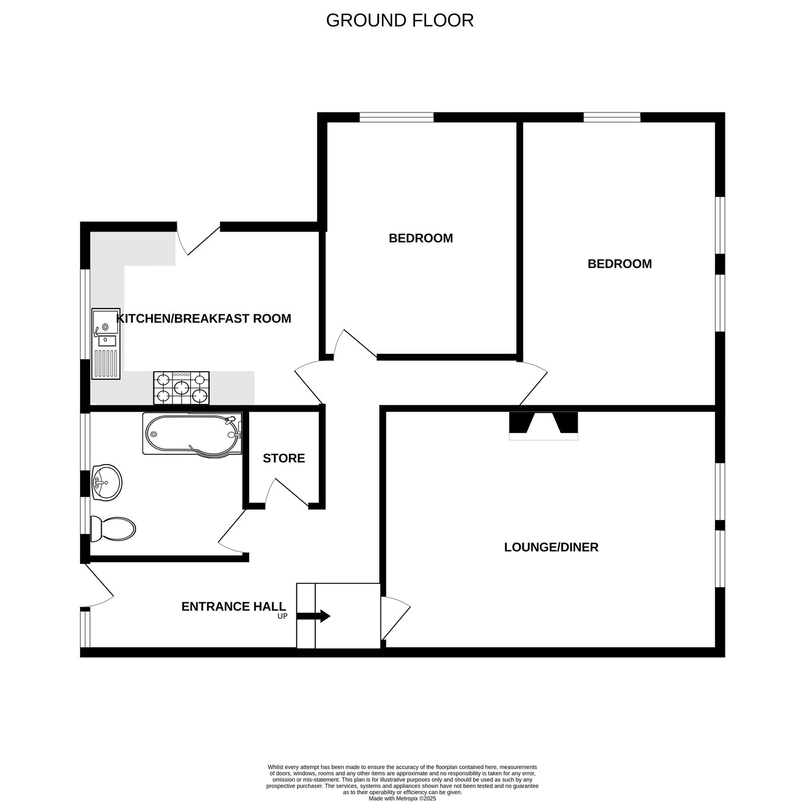 Warberry Lodge, 11,Flat 2, Cyprus Road, Exmouth floorplan