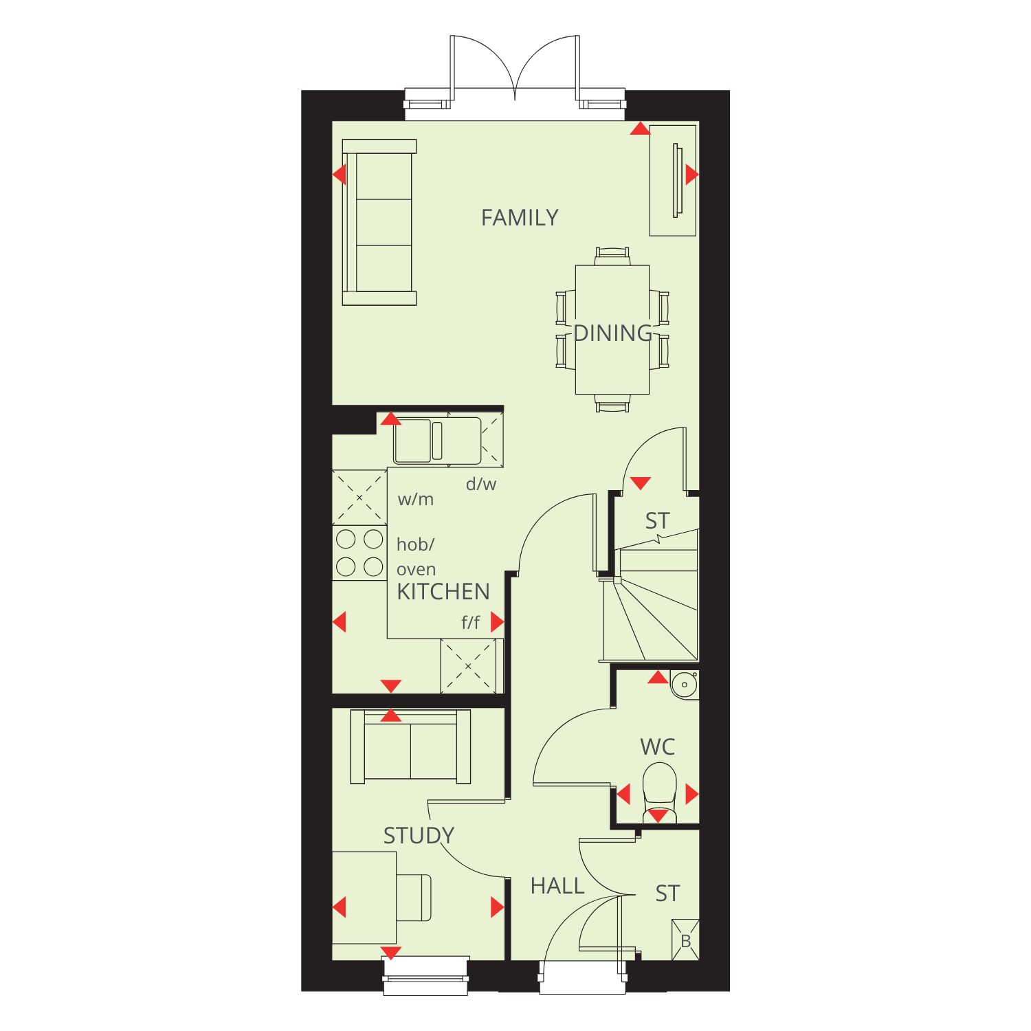 H9387256, Stourhead Drive, Towcester floorplan