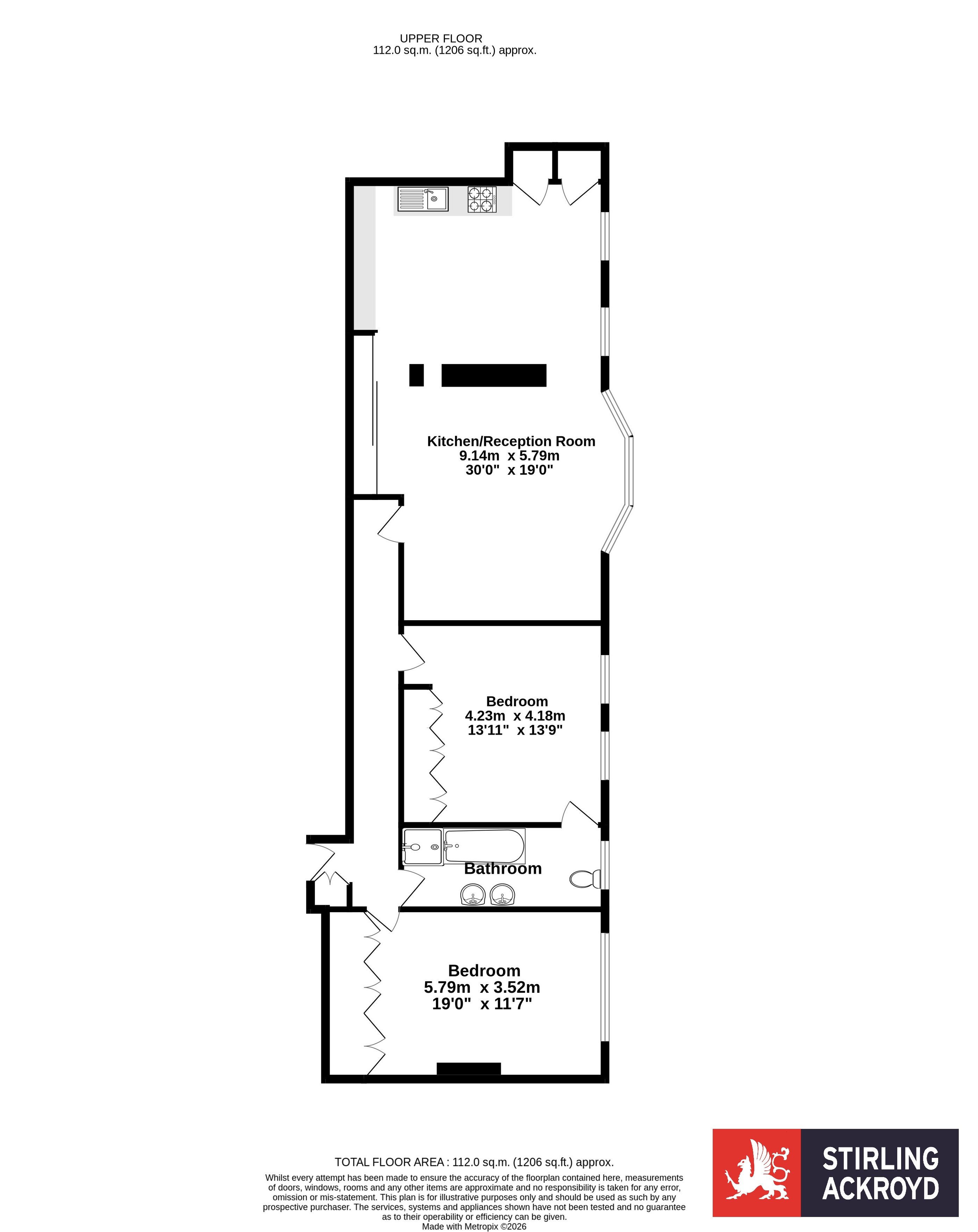 Flat 63, Bedford Court Mansions,, Bedford Avenue, London floorplan