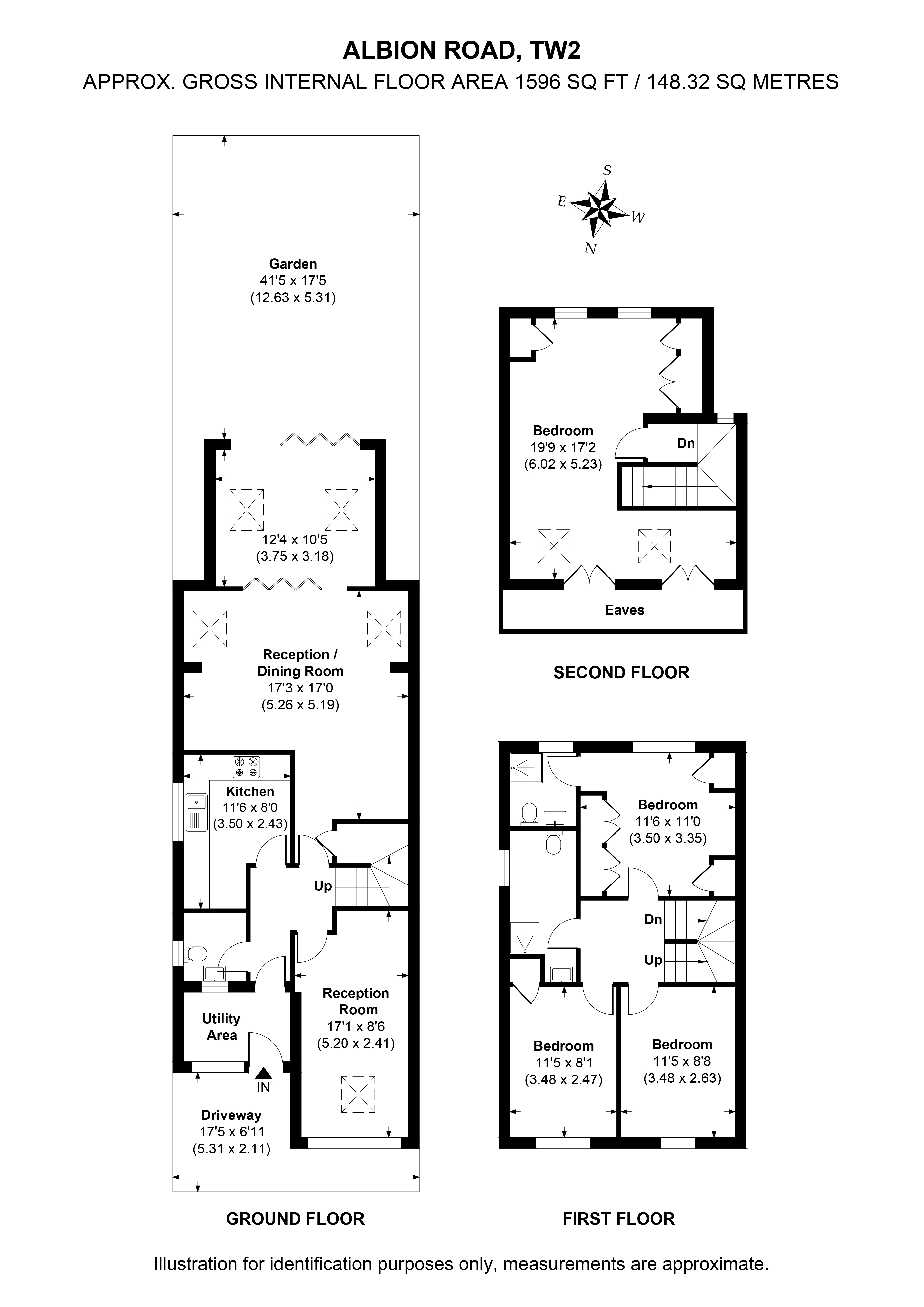 15, Albion Road, Twickenham floorplan