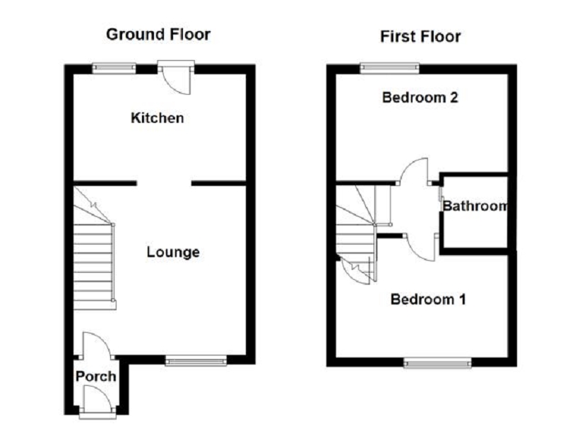 2 Bedrooms Terraced house for sale in Springfield Gardens, Bridgend CF31