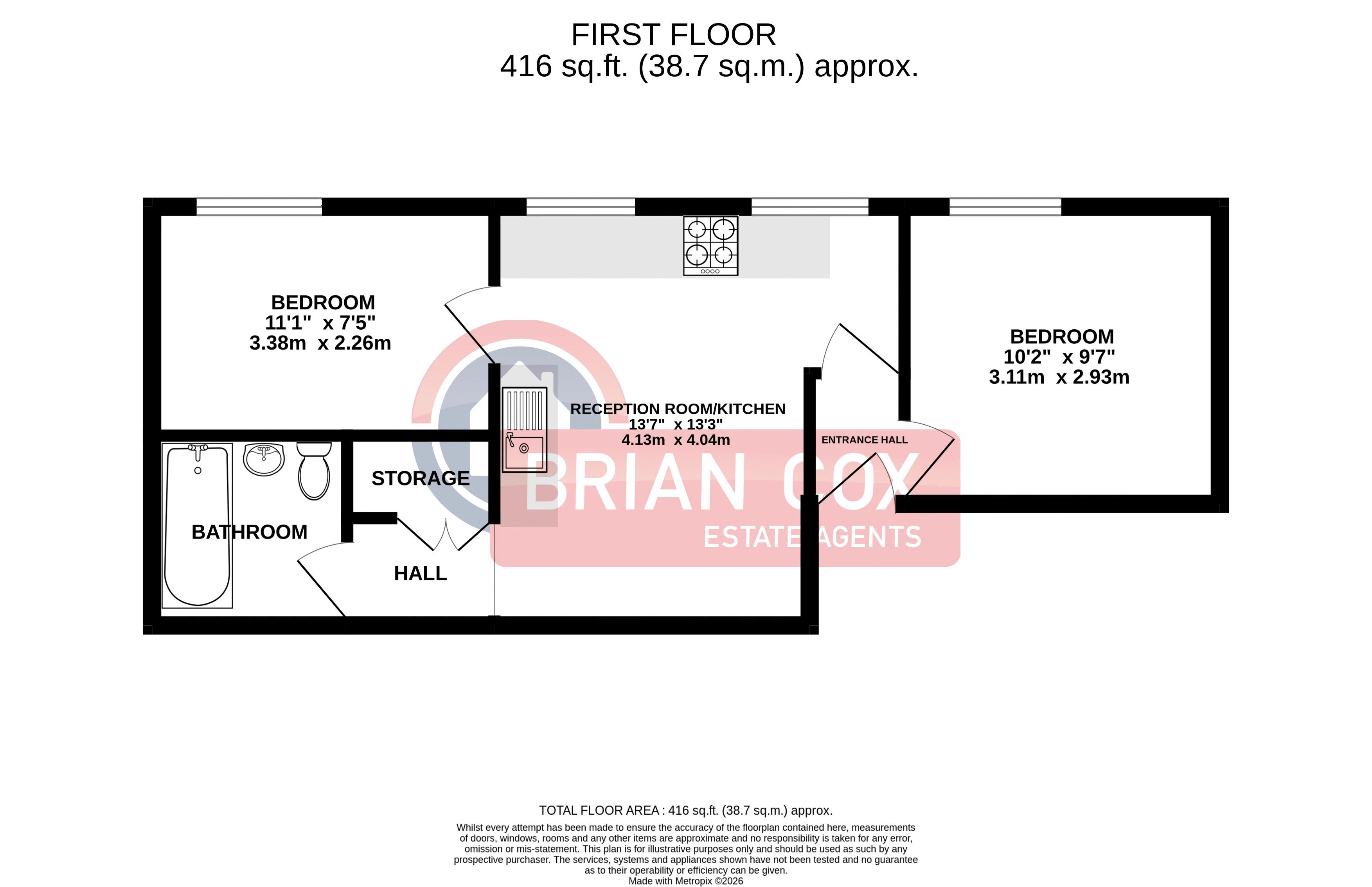 20 Haversham Court, 78 -80 Horsenden Lane North, Greenford floorplan