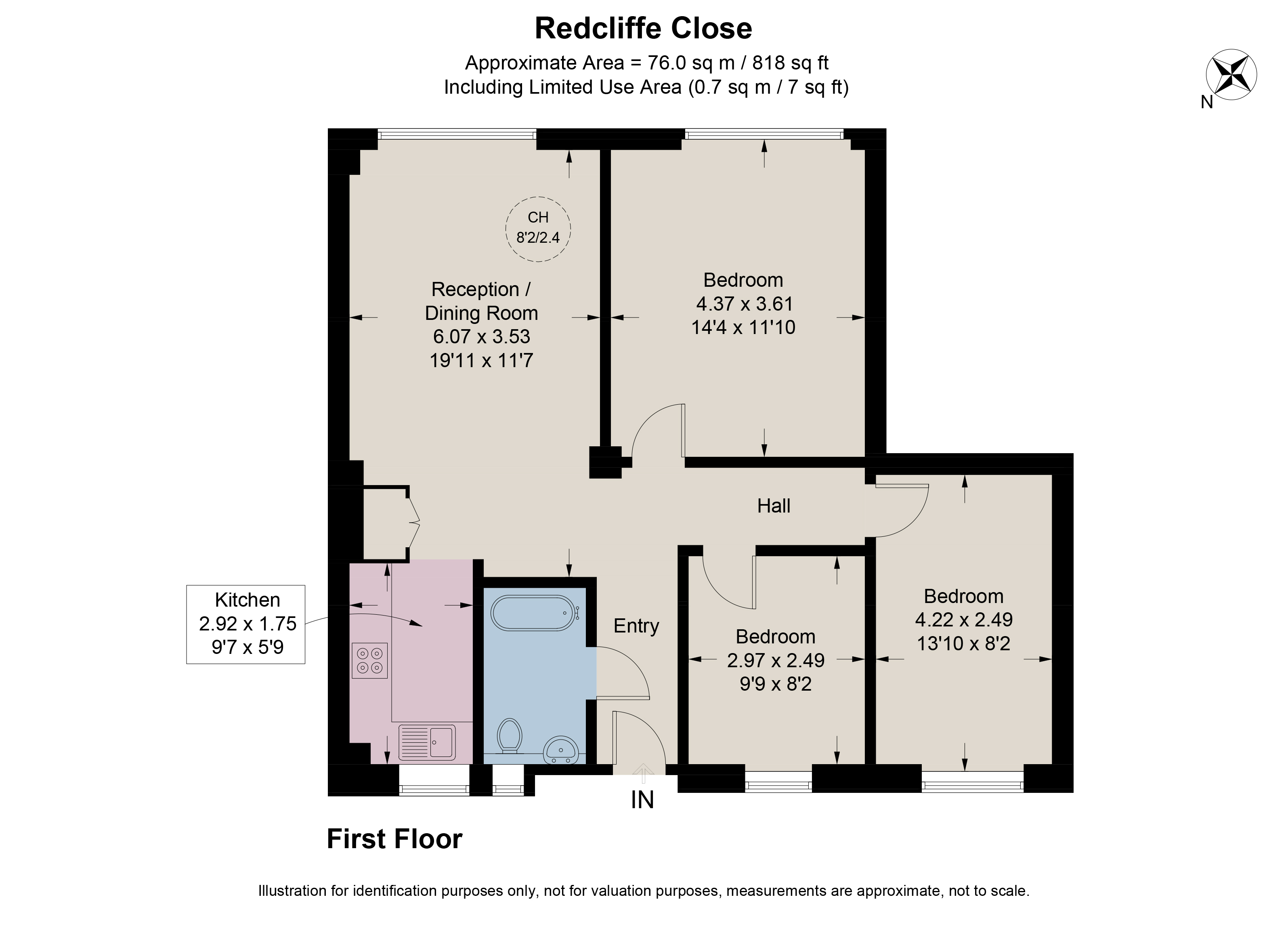 30, Redcliffe Close, Earl's Court floorplan
