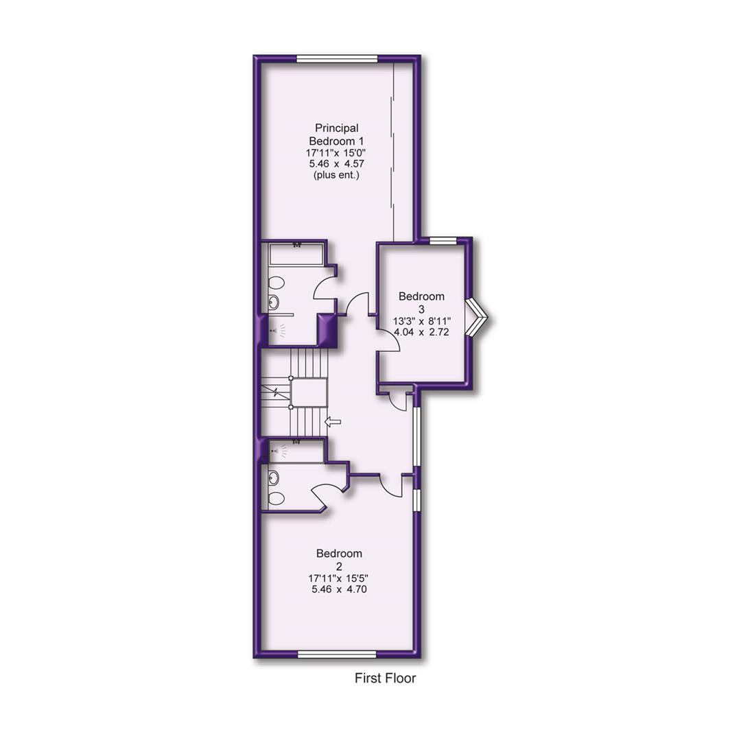 Oakfield, Cow Lane, Altrincham floorplan